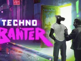 The neon-filled narrative RPG "Techno Banter" is now available for PC and consoles