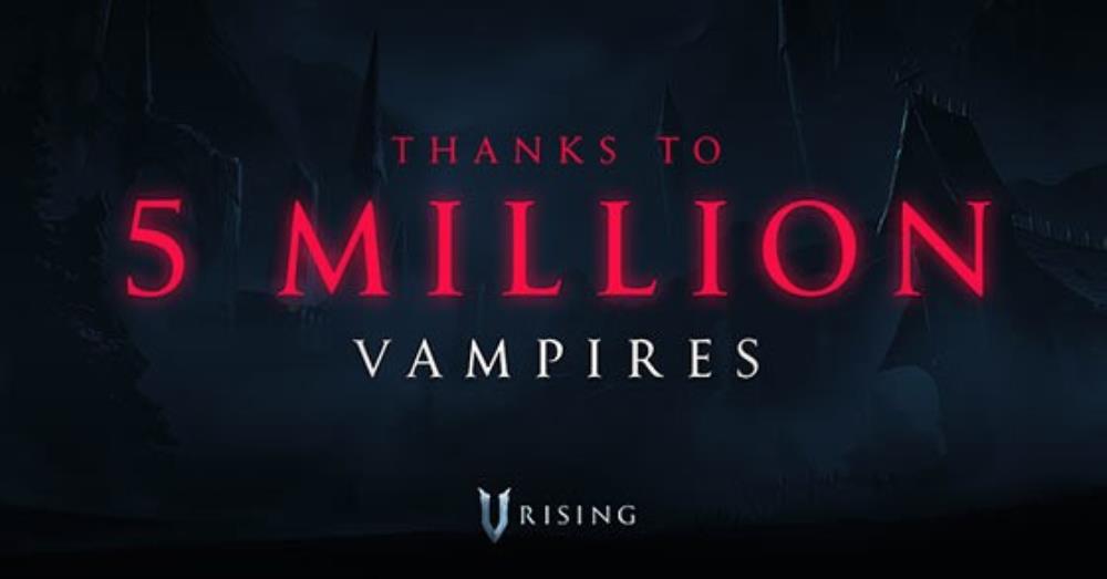 The open-world vampire ARPG V Rising has now sold over five million copies