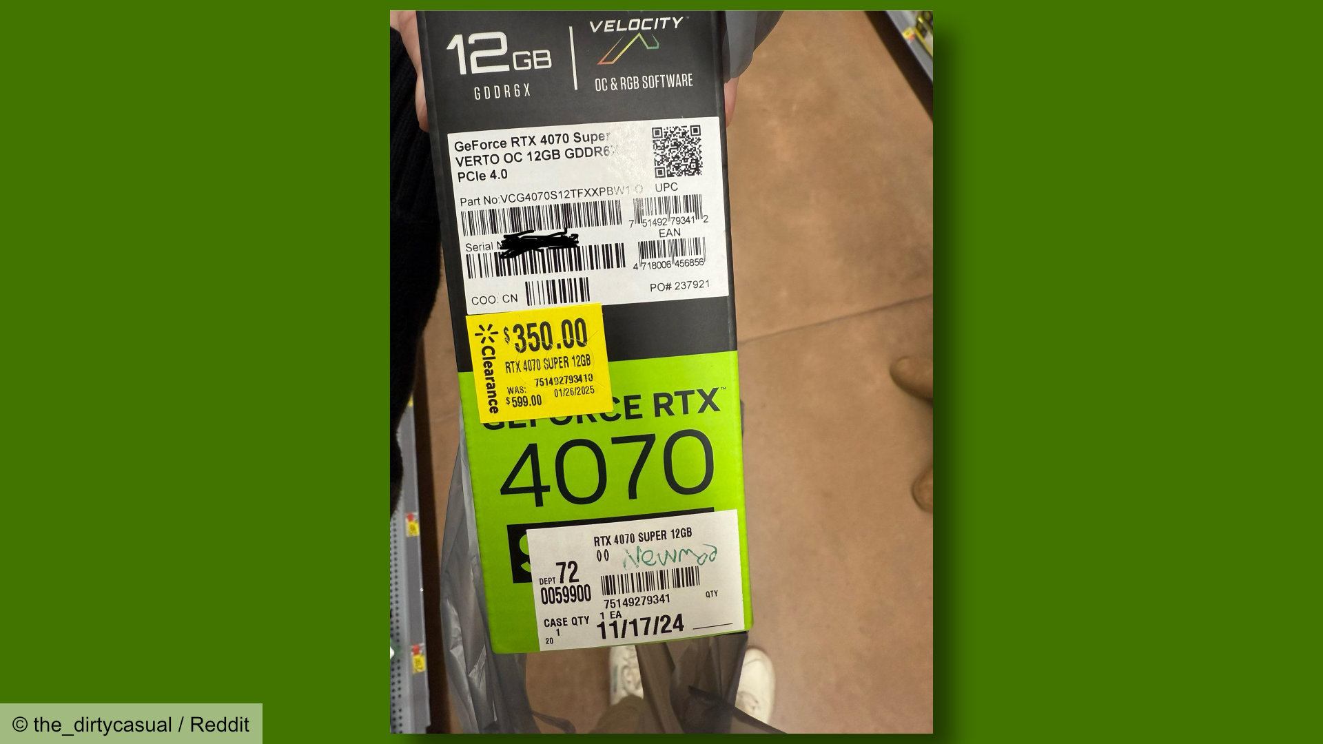 Nvidia GeForce RTX 4070 Super heavily discounted from Walmart