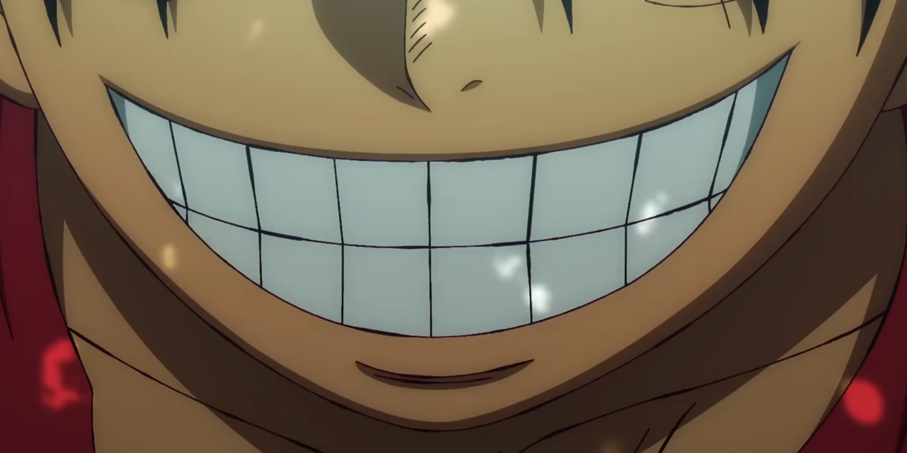 luffy smiling