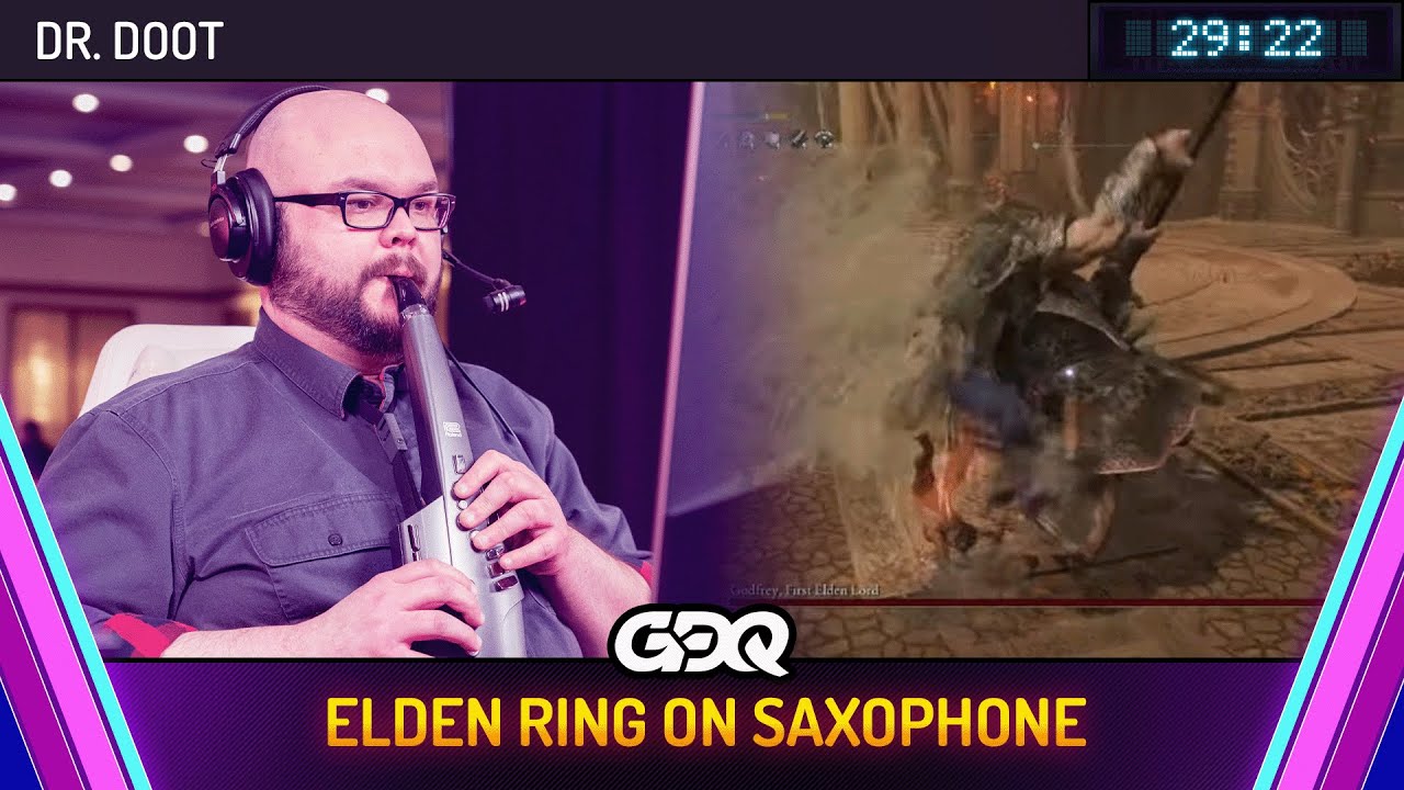 Elden Ring on Saxophone by Dr. Doot in 29:22 - Awesome Games Done Quick 2025 - YouTube