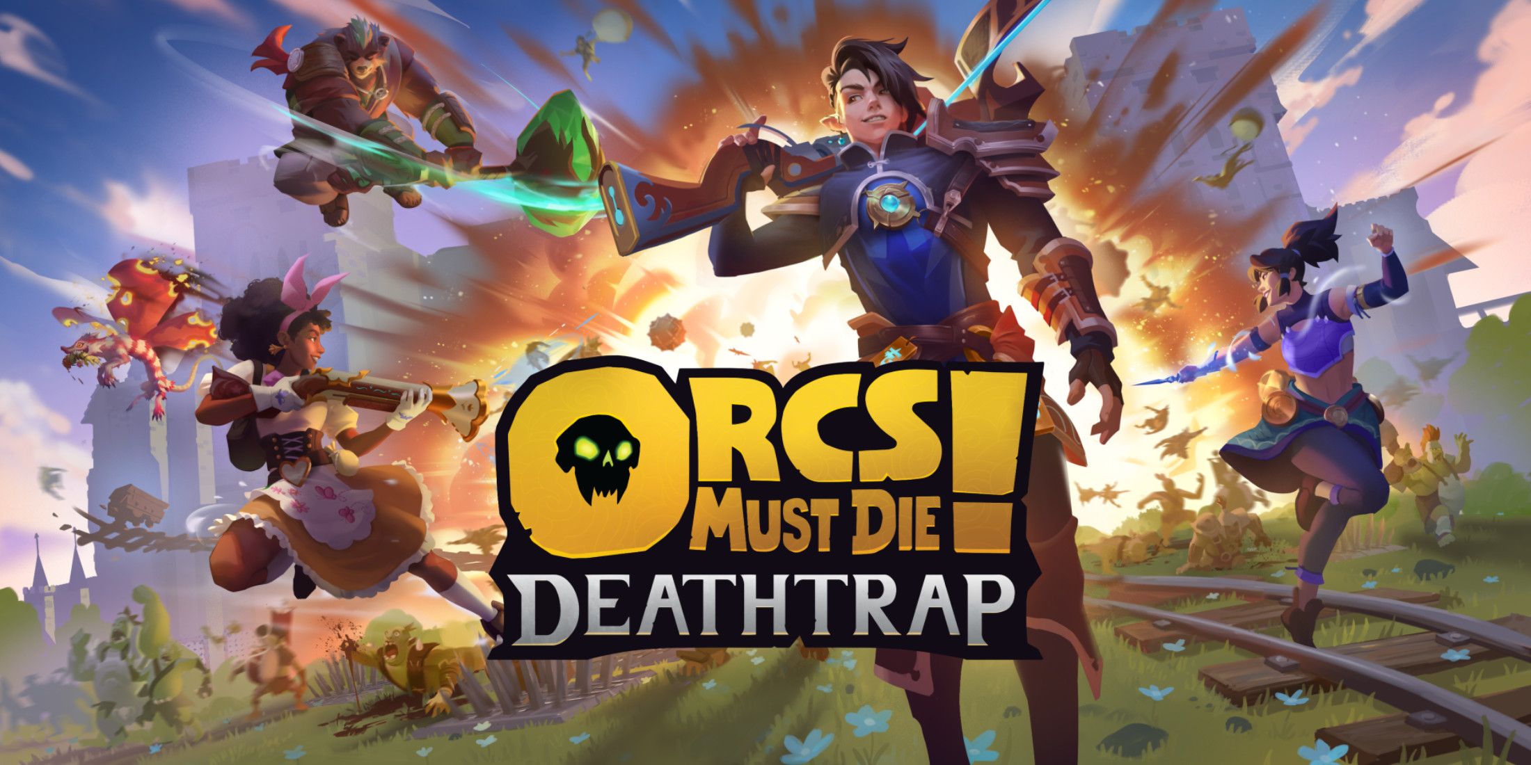 Orcs Must Die Deathtrap Key Art