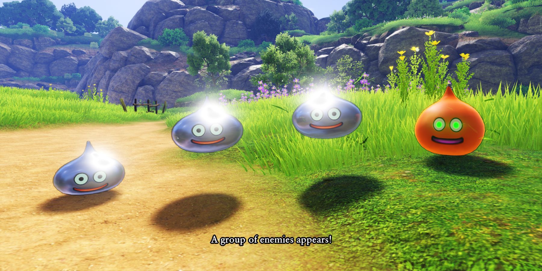 Metal Slimes in Dragon Quest XI