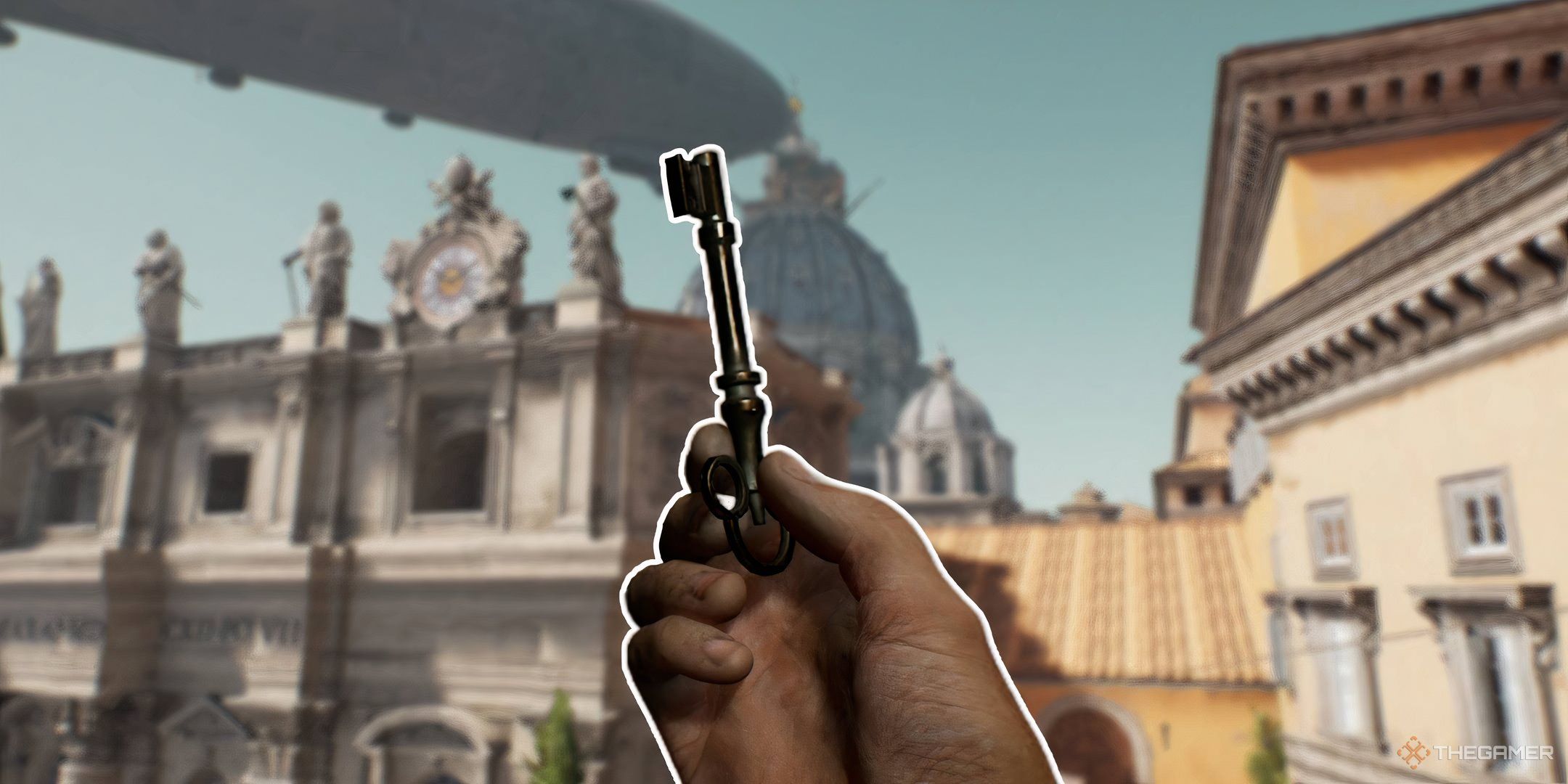 Vatican Background With Rampart Key In The Foreground In Indiana Jones And The Great Circle.