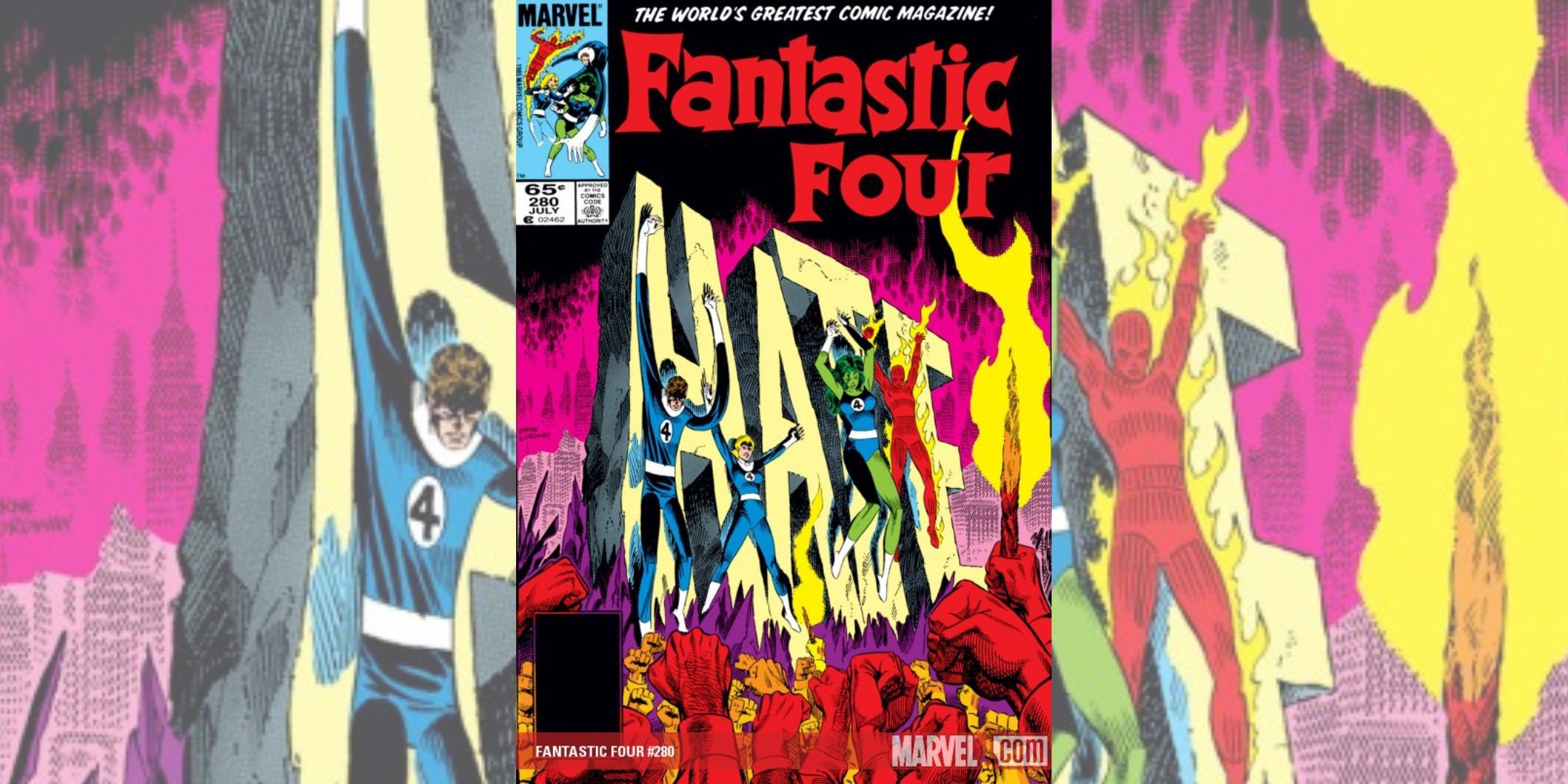 Cover of Fantastic Four #280.