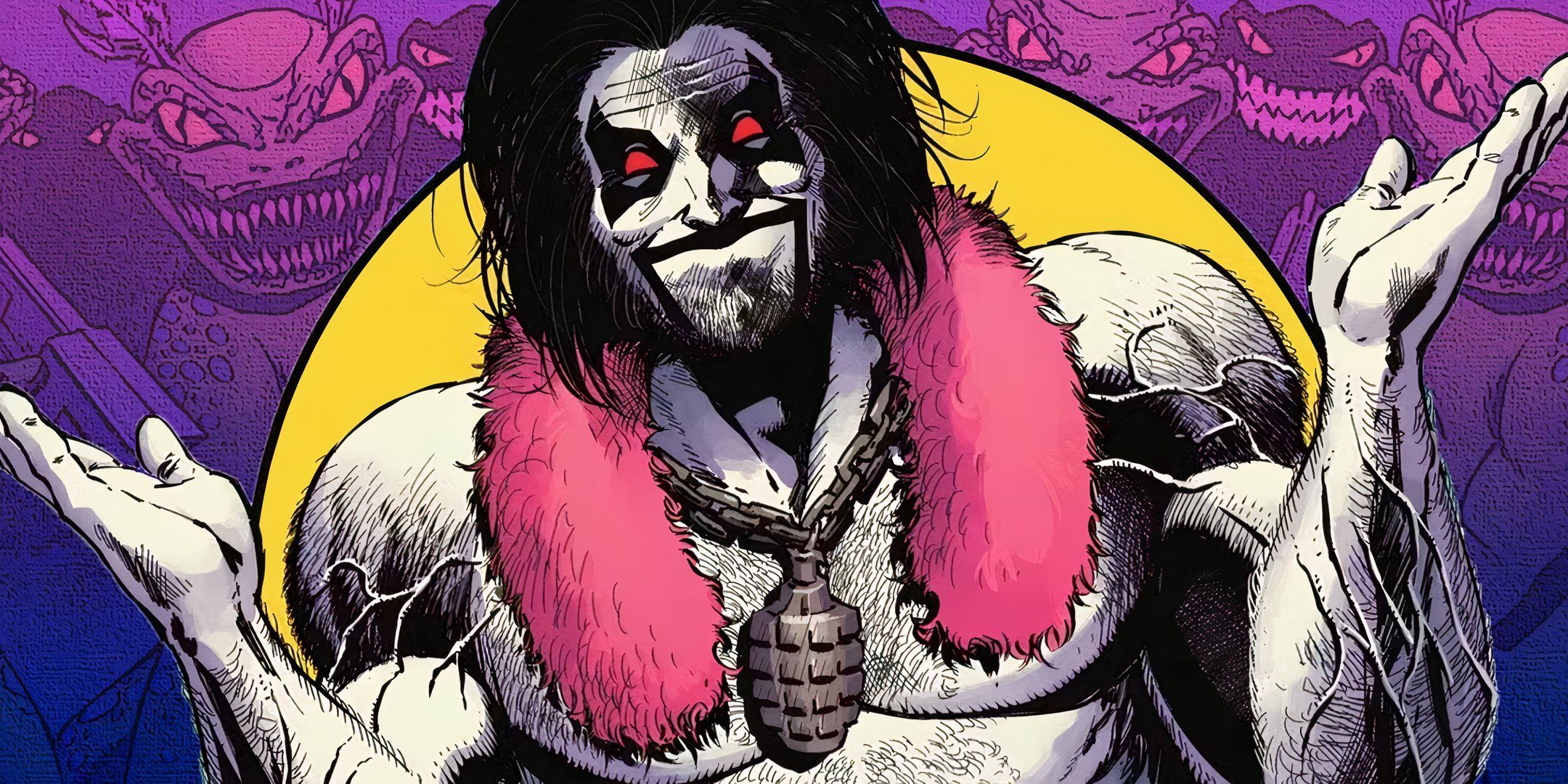 Lobo shrugging DC comics