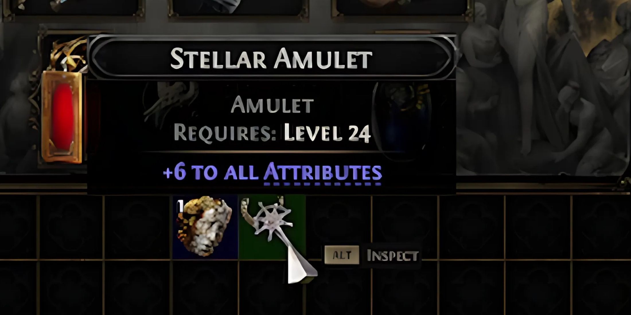 white stellar amulet in path of exile 2