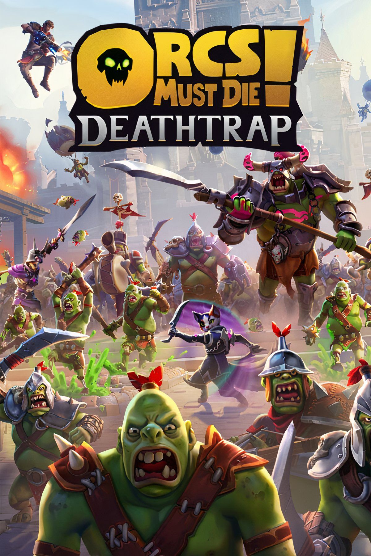 Orcs Must Die! Deathtrap Tag Page Cover Art