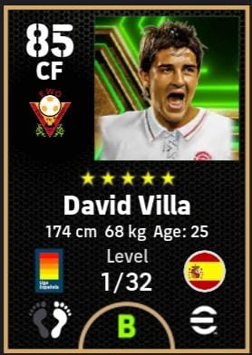 eFootball 2025 European Clubs Special Villa