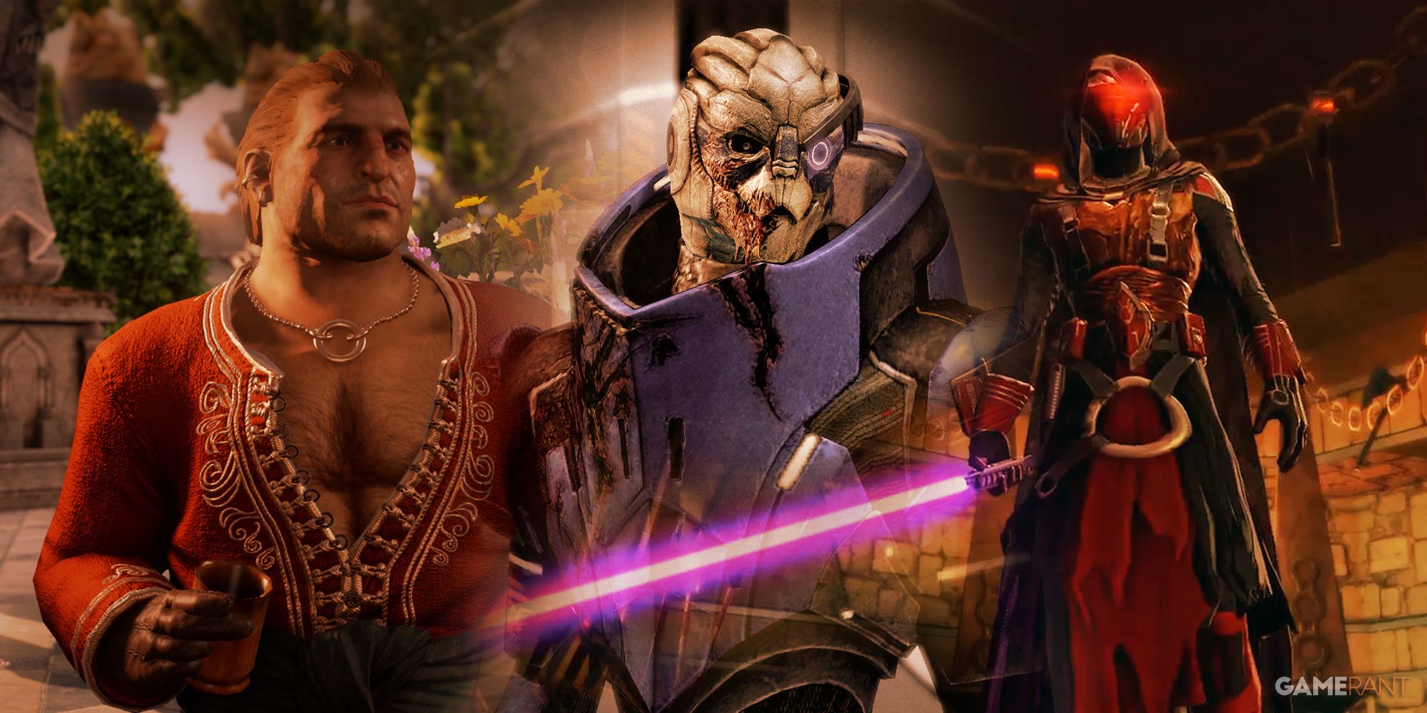 Dragon Age: Inquisition Varric Tethras, Mass Effect Garrus Vakarian, Star Wars: The Old Republic Revan