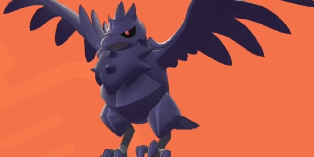 A Corviknight after it has just evolved.