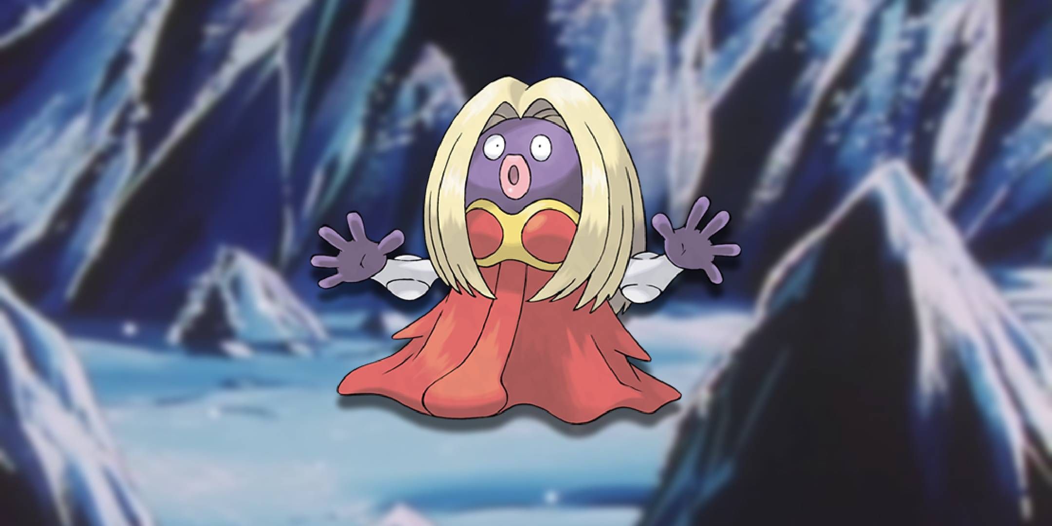 The Pokemon Jynx in an ice cave.