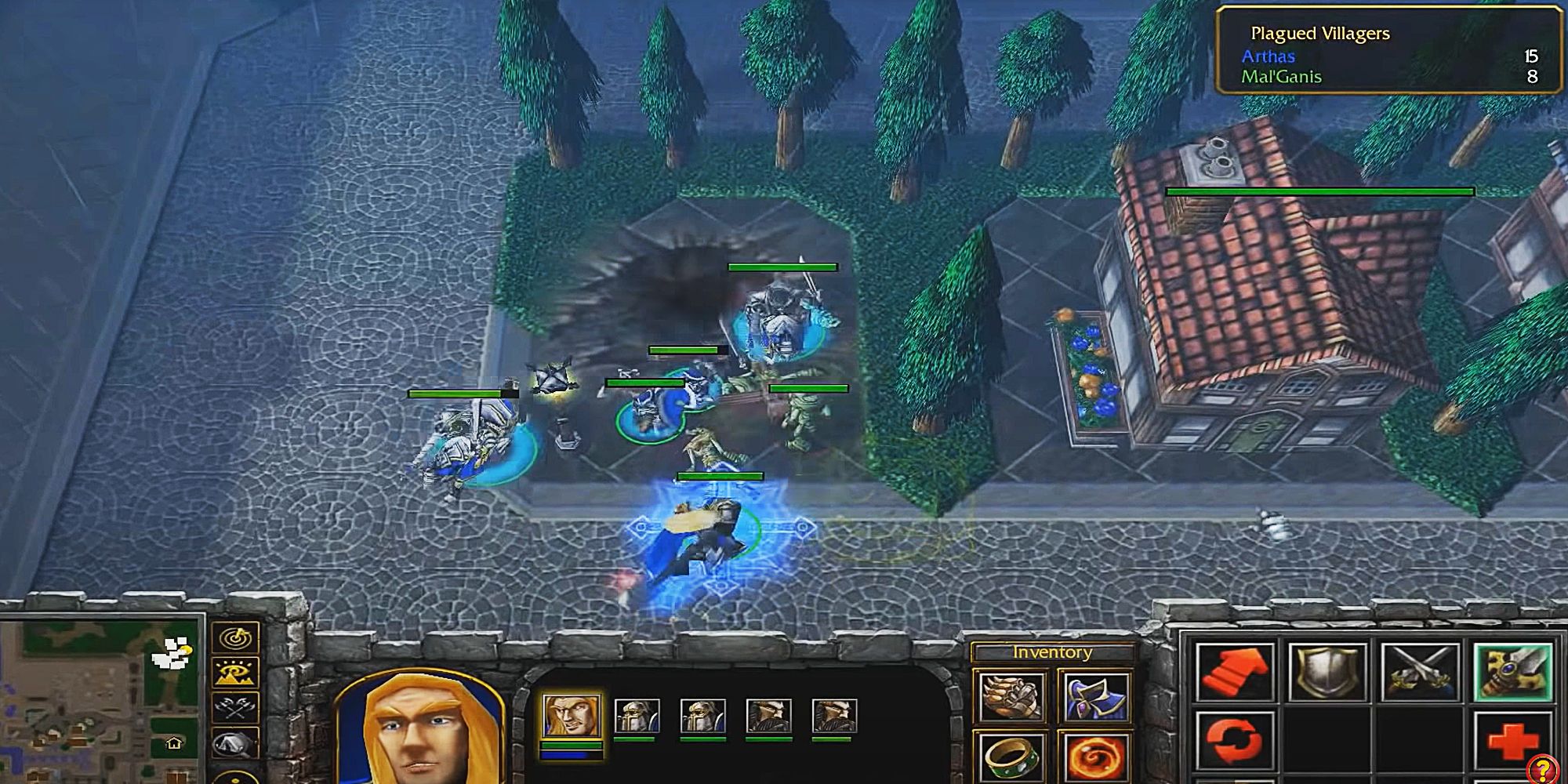 Stratholme Warcraft III Arthas.