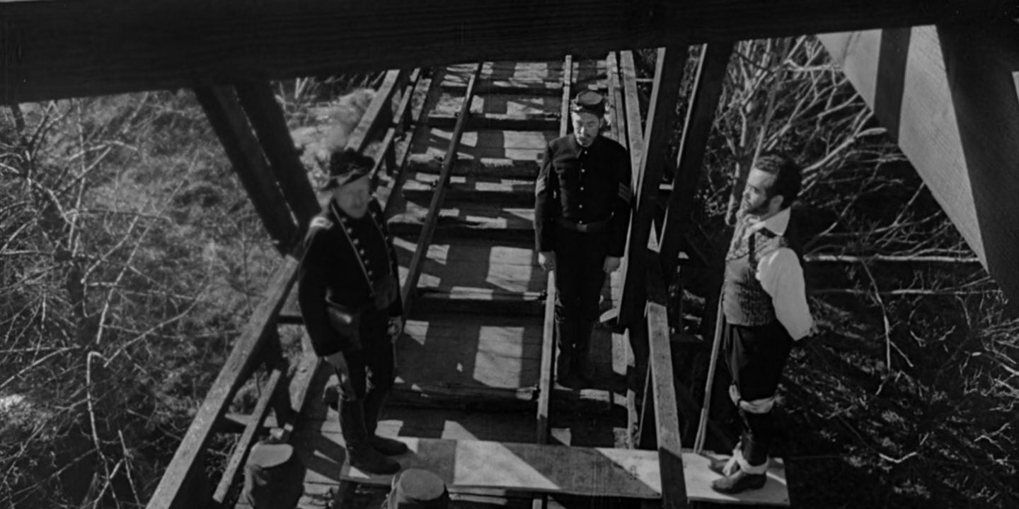 Image from The Twilight Zone episode "Occurrence At Owl Creek Bridge".