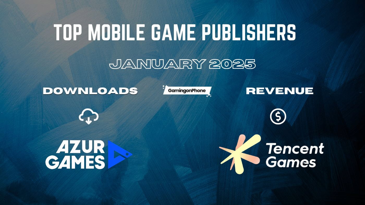 Top mobile game publishers in January 2025