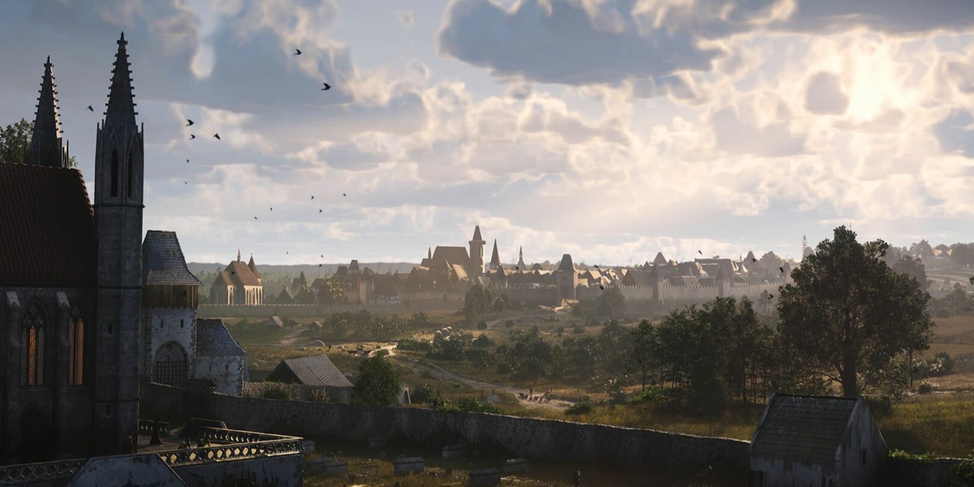 The city of Kuttenberg in Kingdom Come Deliverance 2