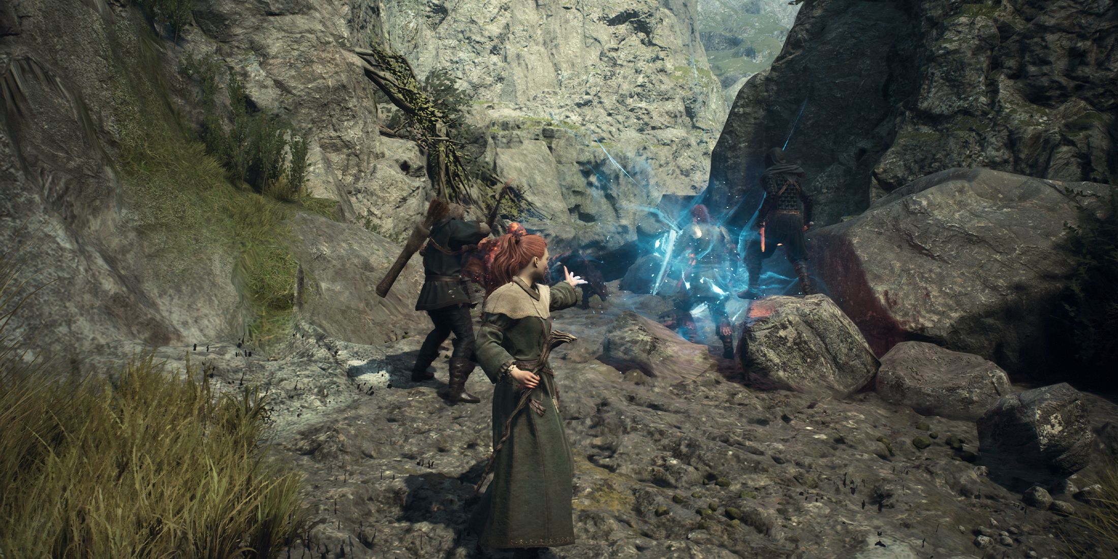 Dragon's Dogma 2 Mage casting a healing spell