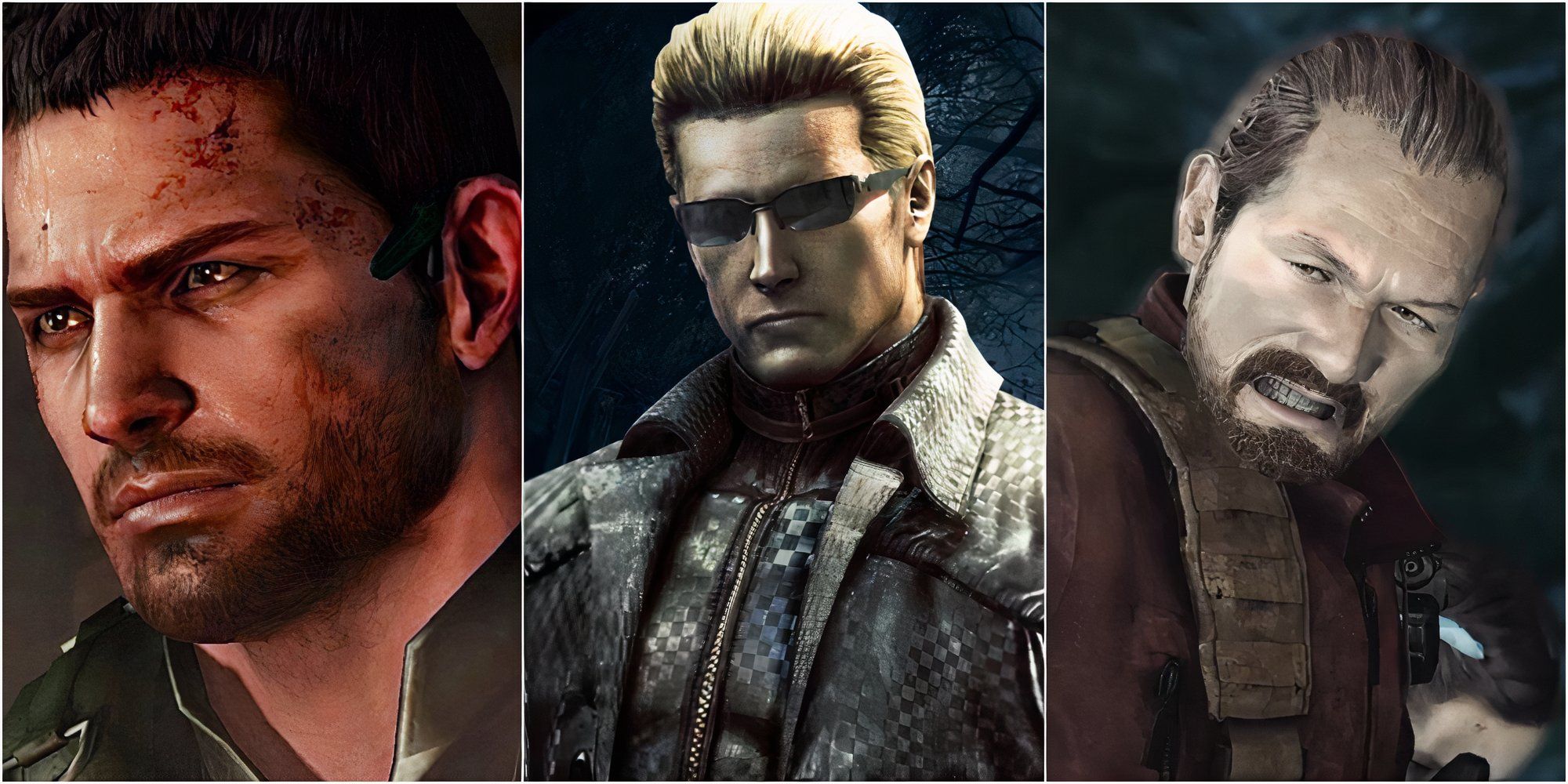 Chris, Wesker, Barry