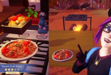 How to Make Hermit Crab Pasta in Disney Dreamlight Valley