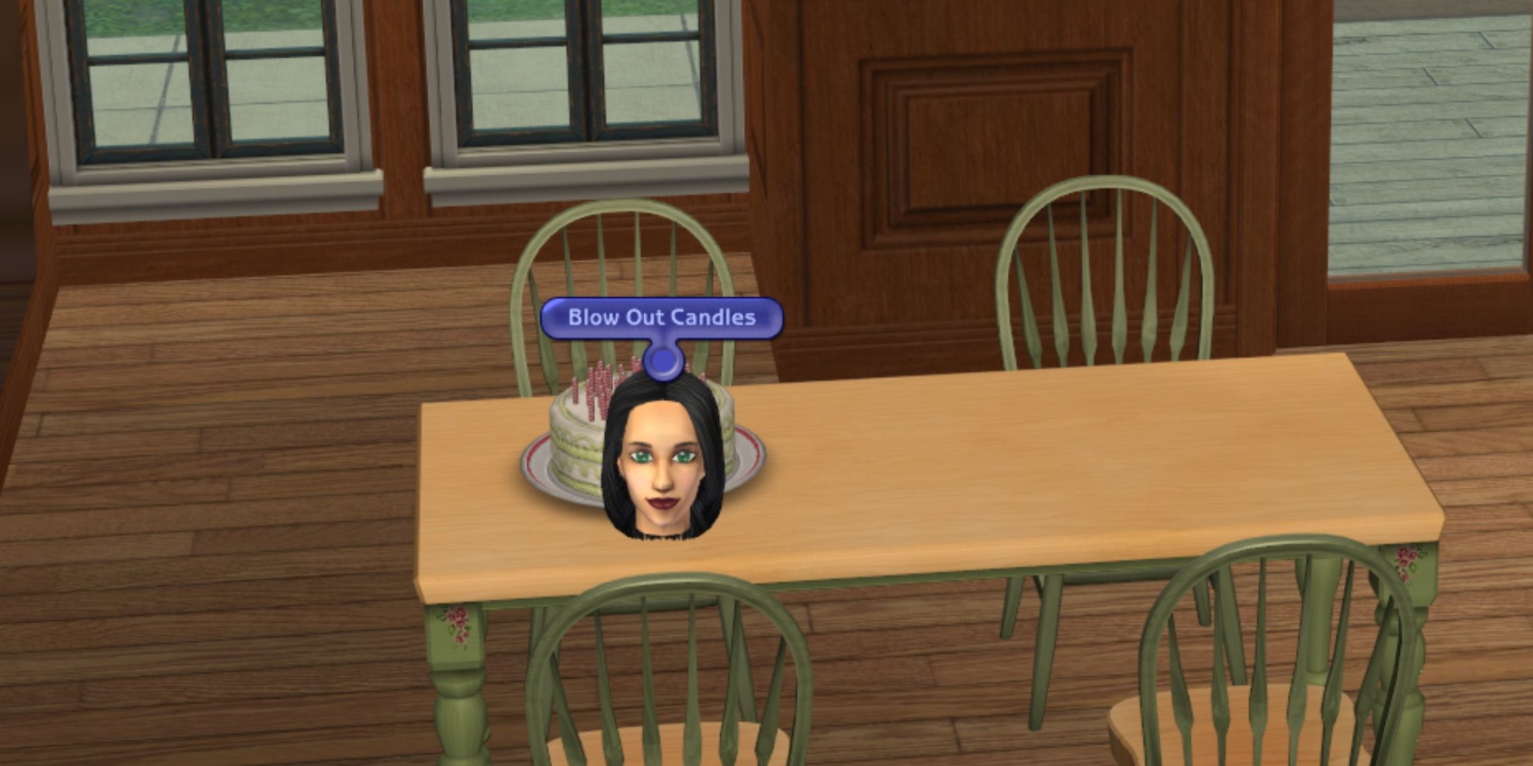 the sims 2 blow out candles