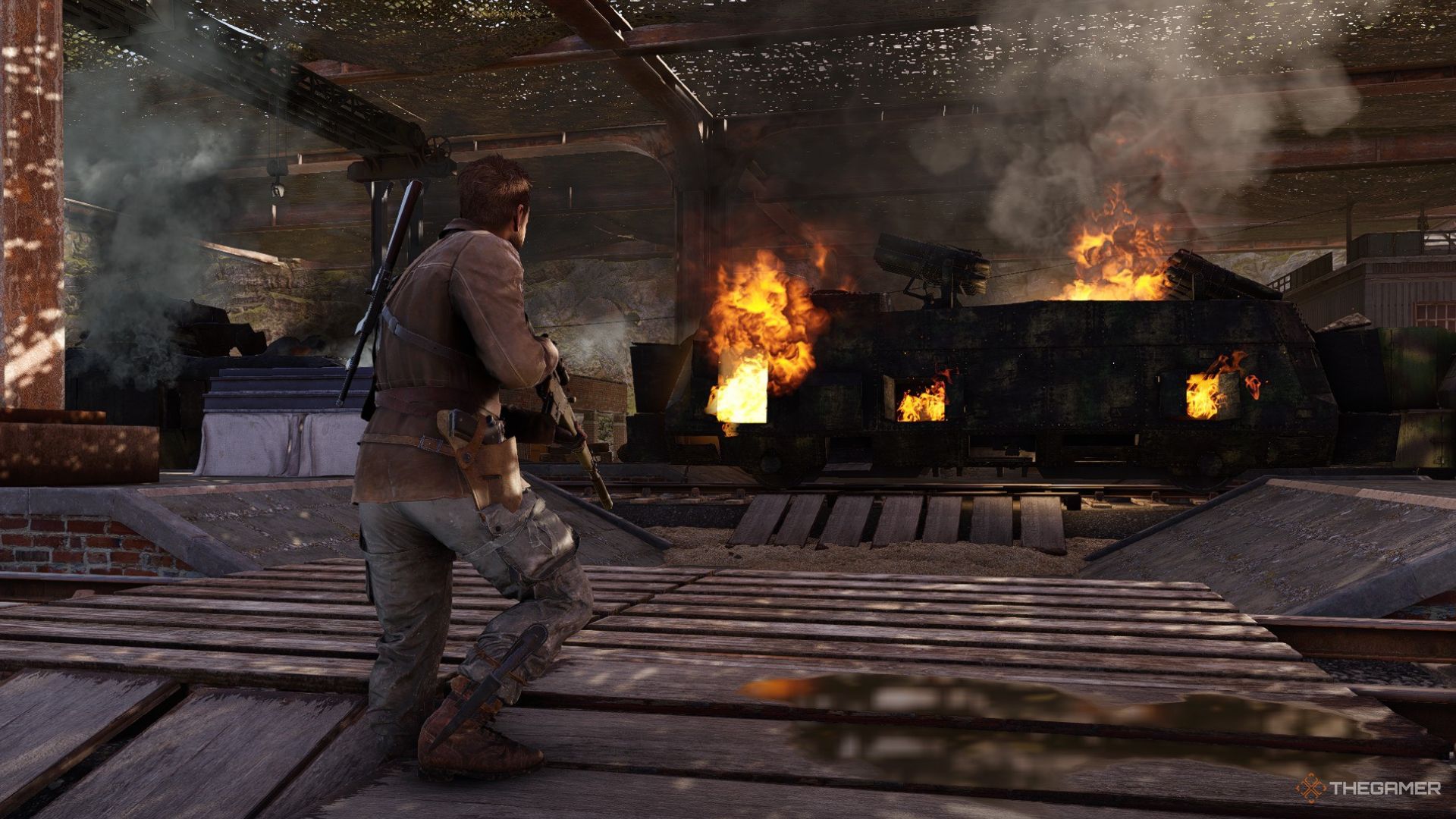 How To Destroy A Tank In Sniper Elite Resistance (2)