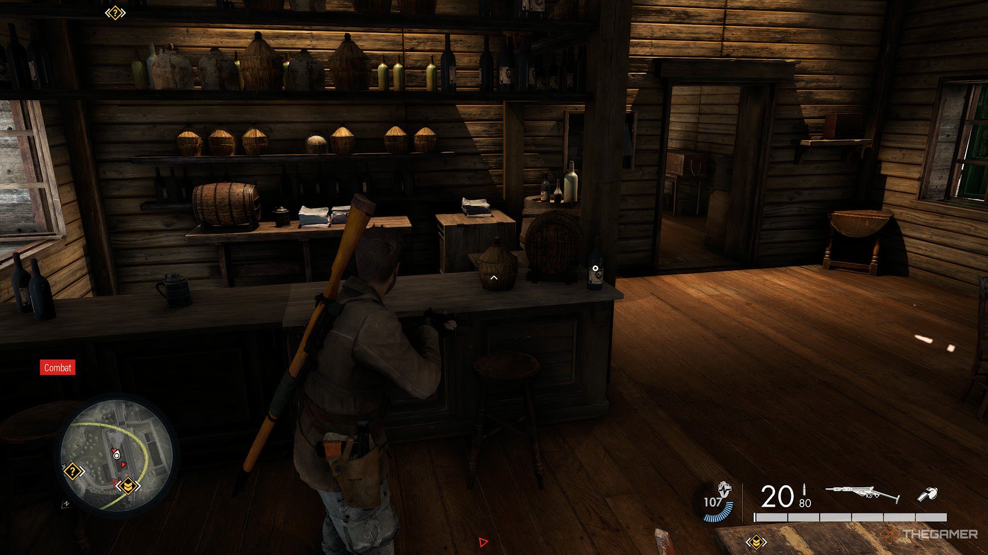 Finding The Wine Bottle At Train Station During Collision Course In Sniper Elite: Resistance.