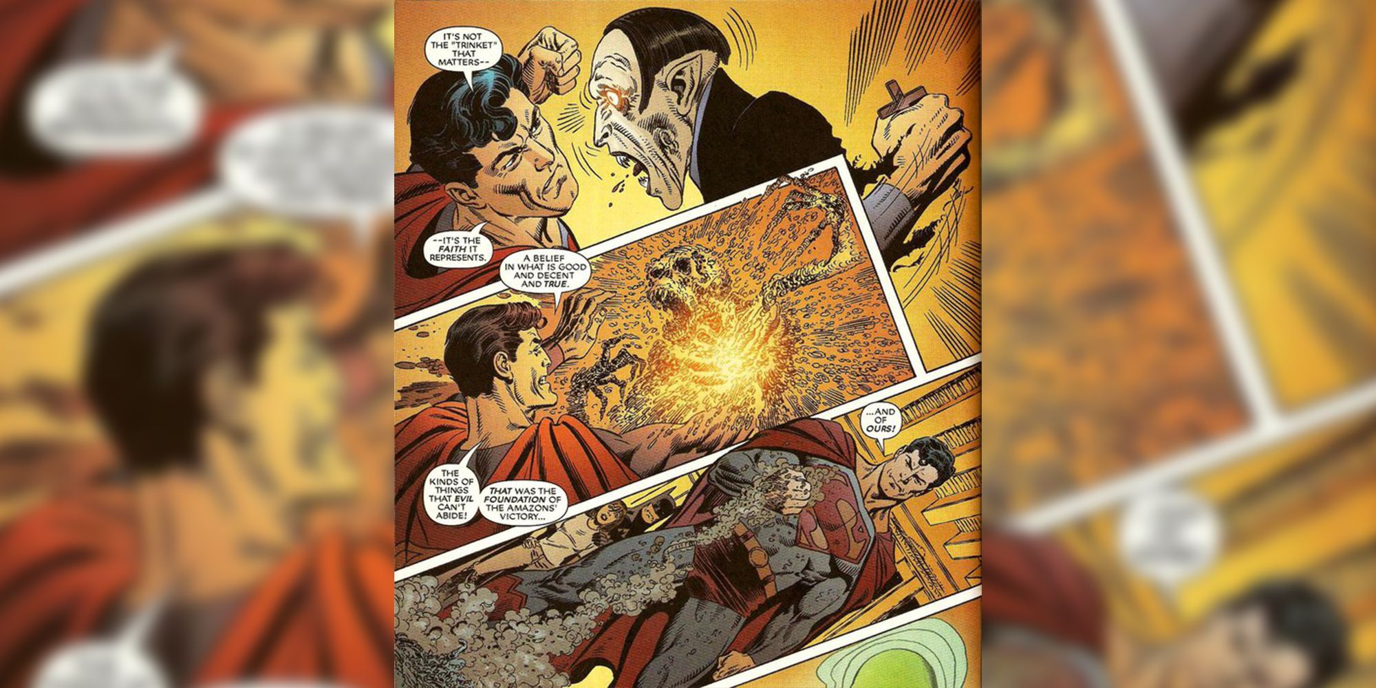 Superman Kills Crucifer DC Comics