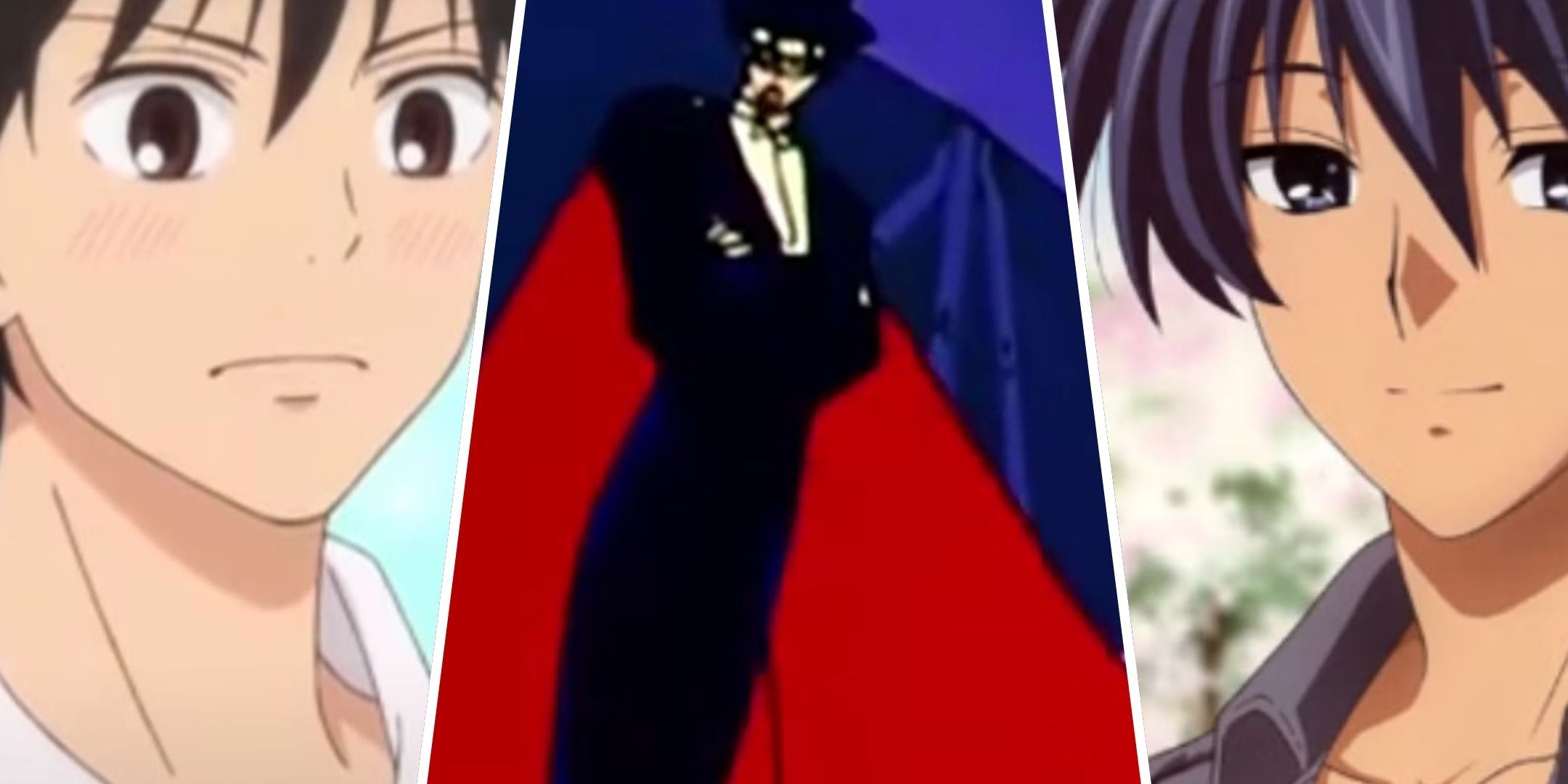 Kazehaya. Tuxedo Mask, and Okazaki are shown.