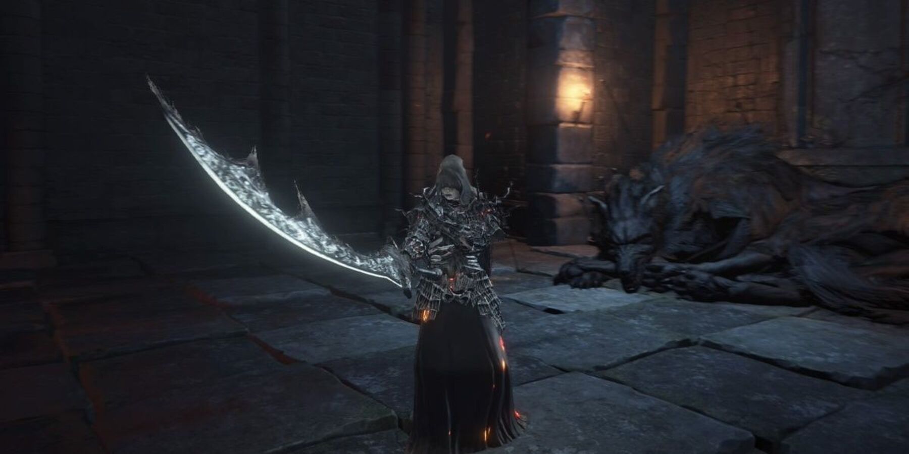 Dark Souls 3 Old Wolf Curved Sword Cropped