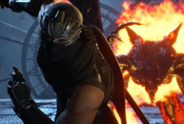 Boss battle Zedonius burns to death in Ninja Gaiden 2 Black