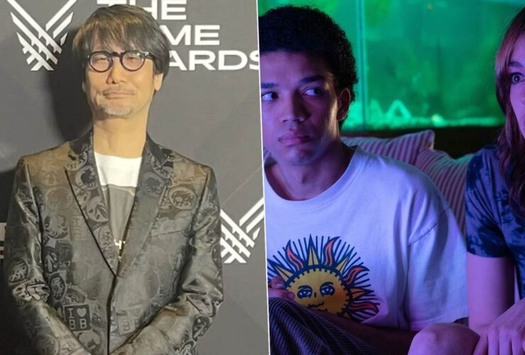 Hideo Kojima side by side with I Saw The TV Glow