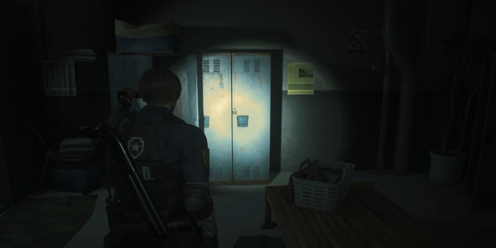 Men's Locker Room Code In Resident Evil 2 Remake