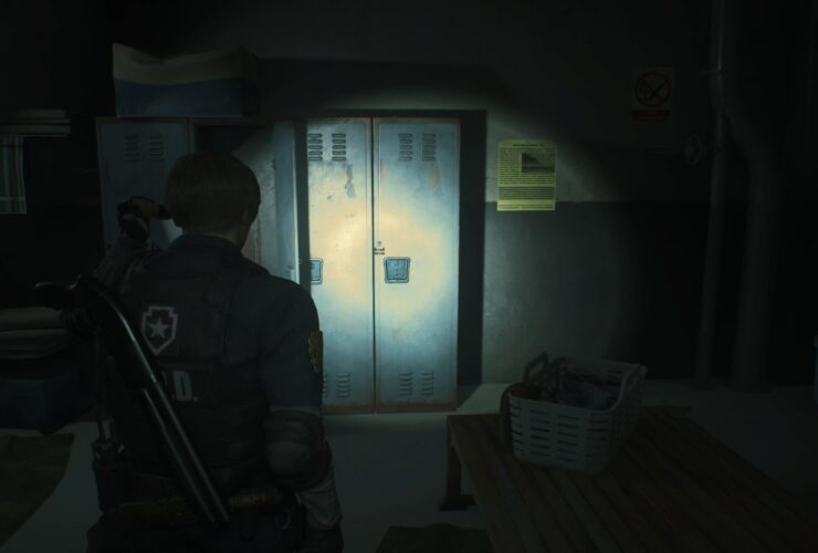 Men's Locker Room Code In Resident Evil 2 Remake