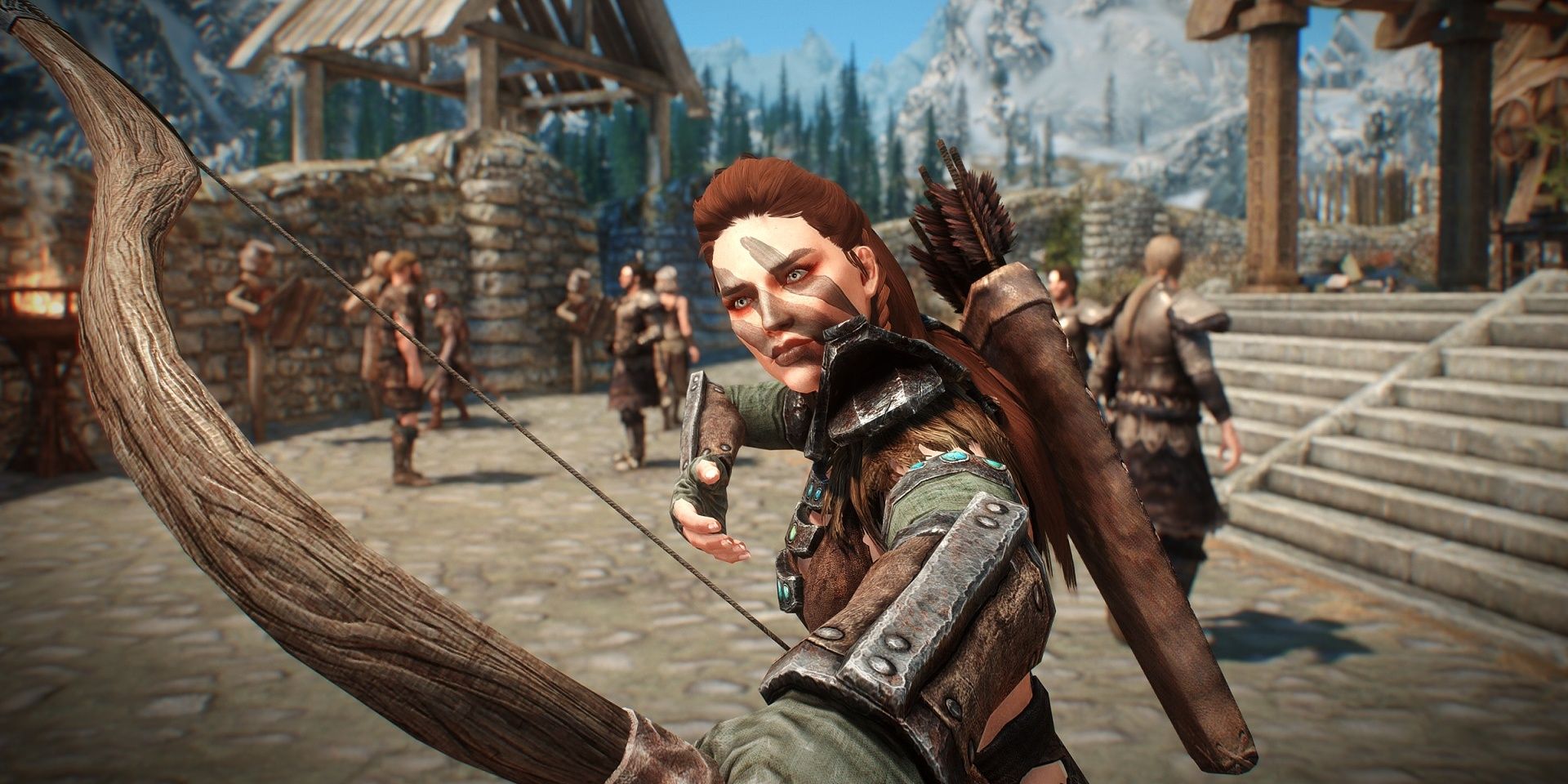 Diversity-A Character Overhaul Mod For Skyrim Featuring Aela The Huntress