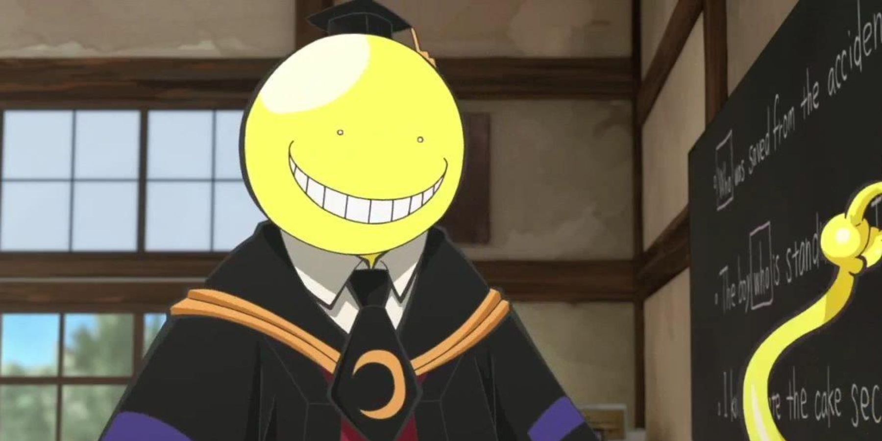 Koro-sensei teaching in clasroom