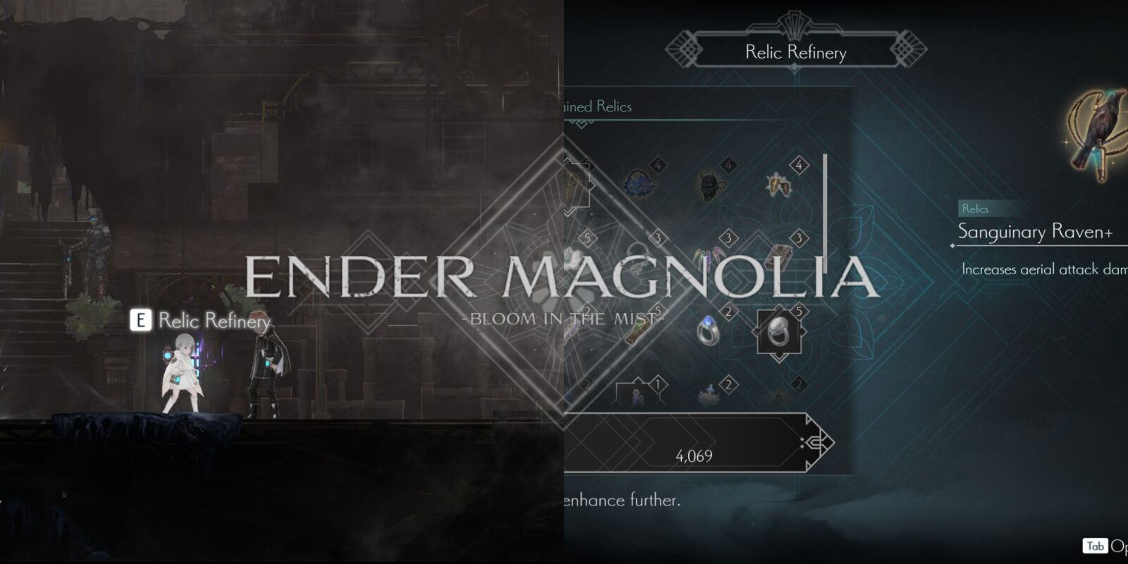 How to Upgrade Relics in Ender Magnolia: Bloom in the Mist