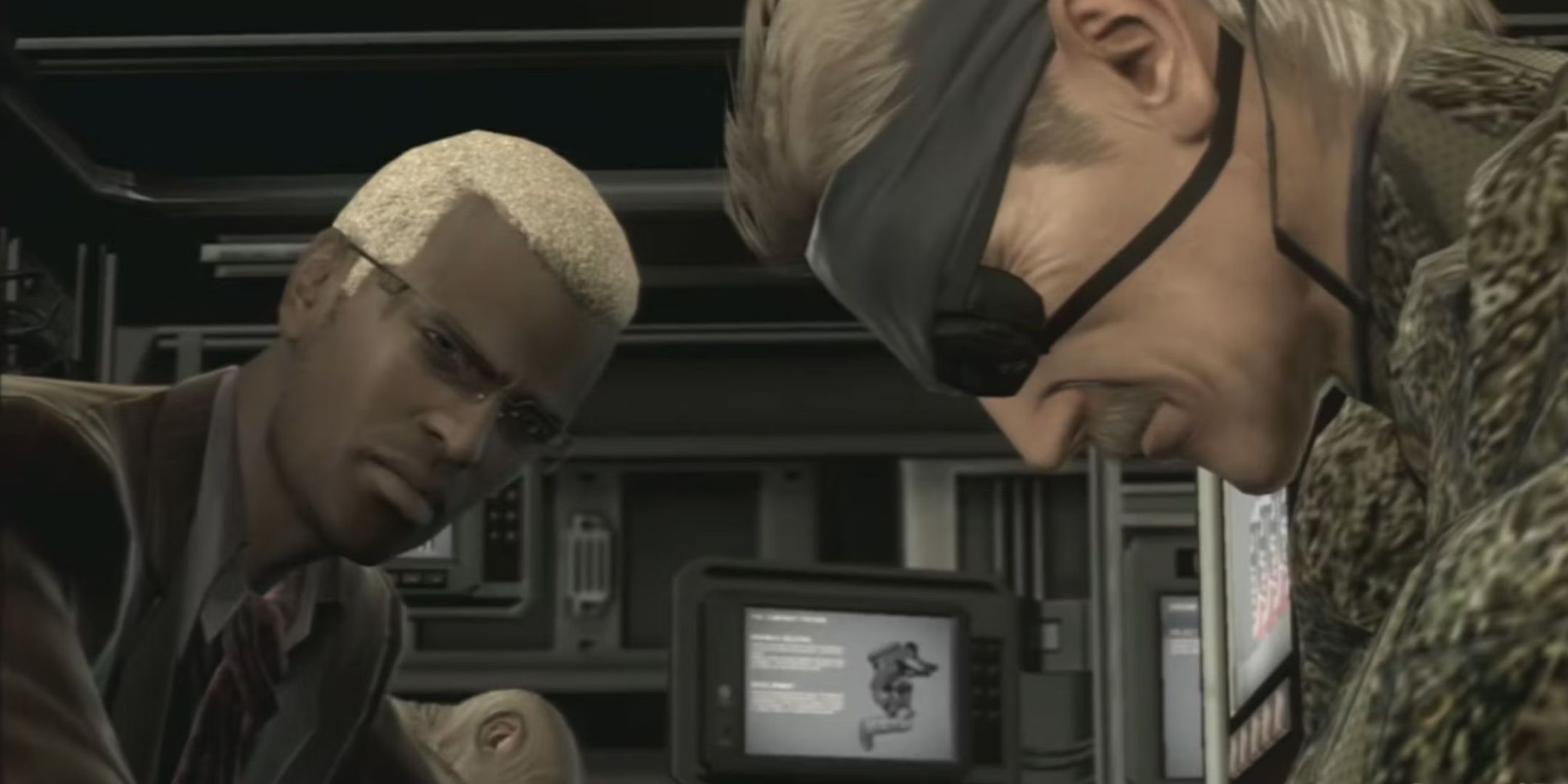 First time meeting Drebin in Metal Gear Solid 4.