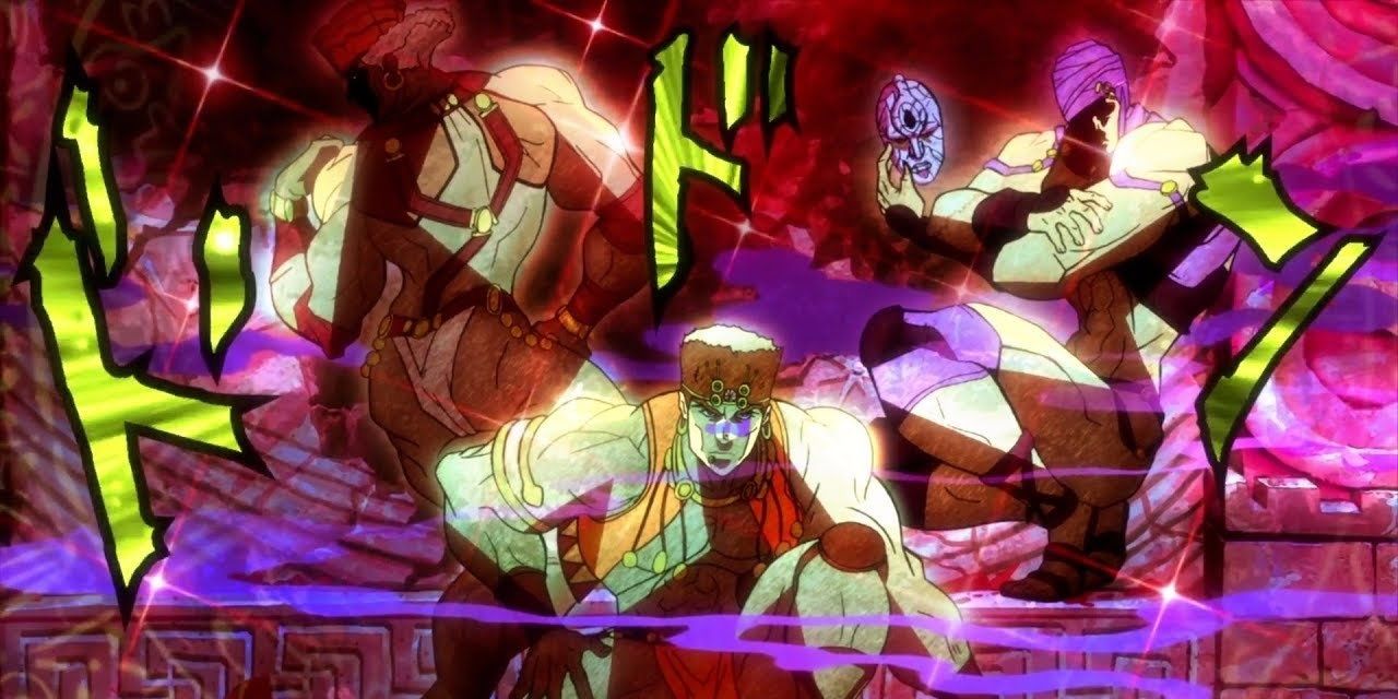 The Pillar Men posing in JoJo's Bizarre Adventure