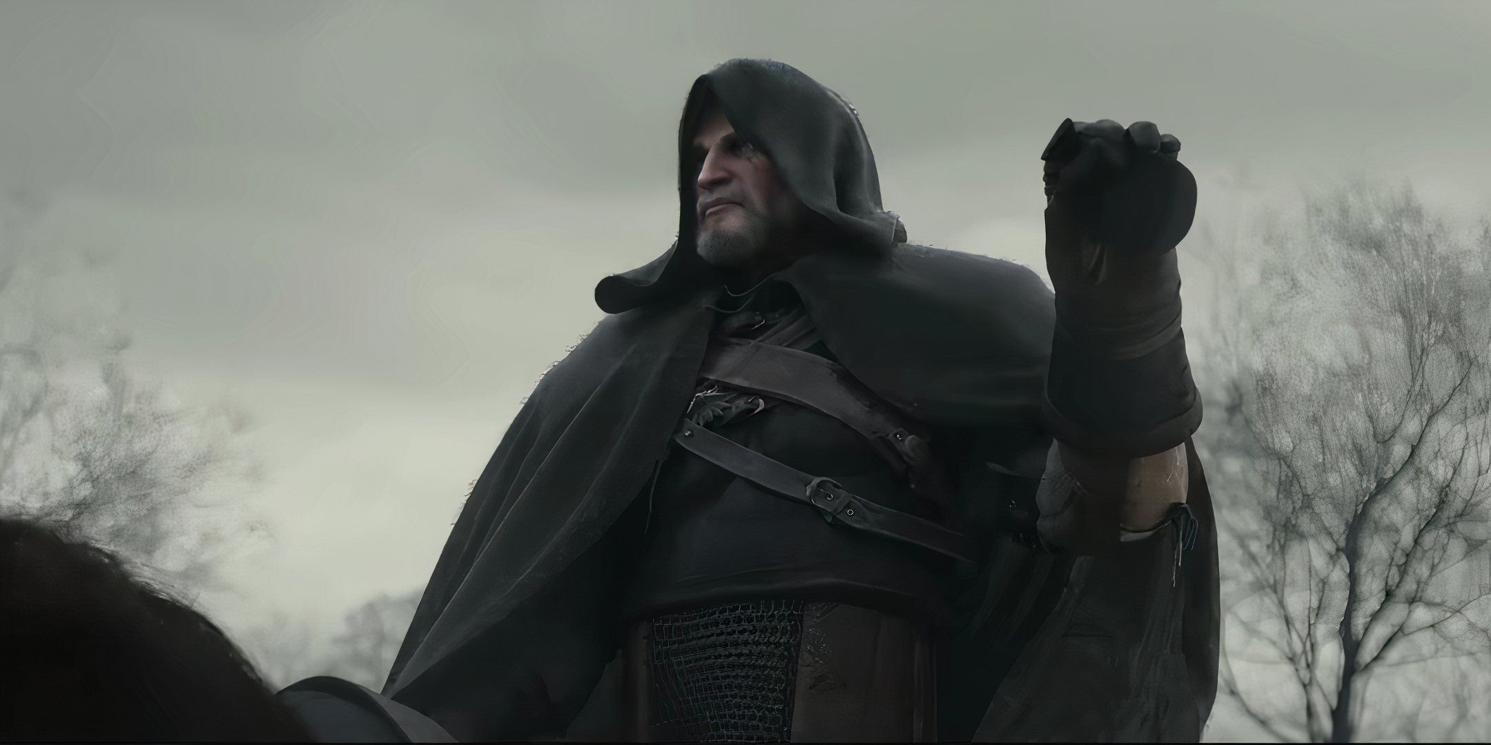 Geralt of Rivia in the cinematic trailer for The Witcher 3.