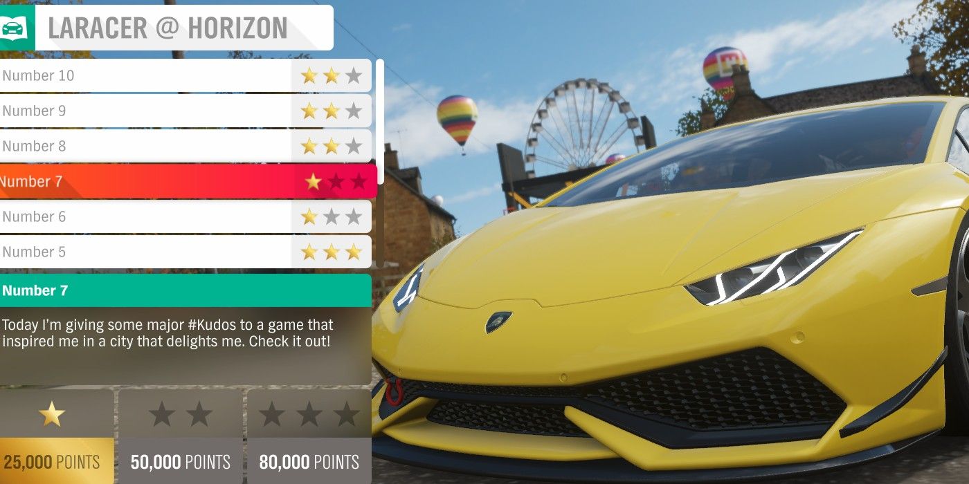 Forza Horizon 4 Story Missions Laracer chapters and lambo