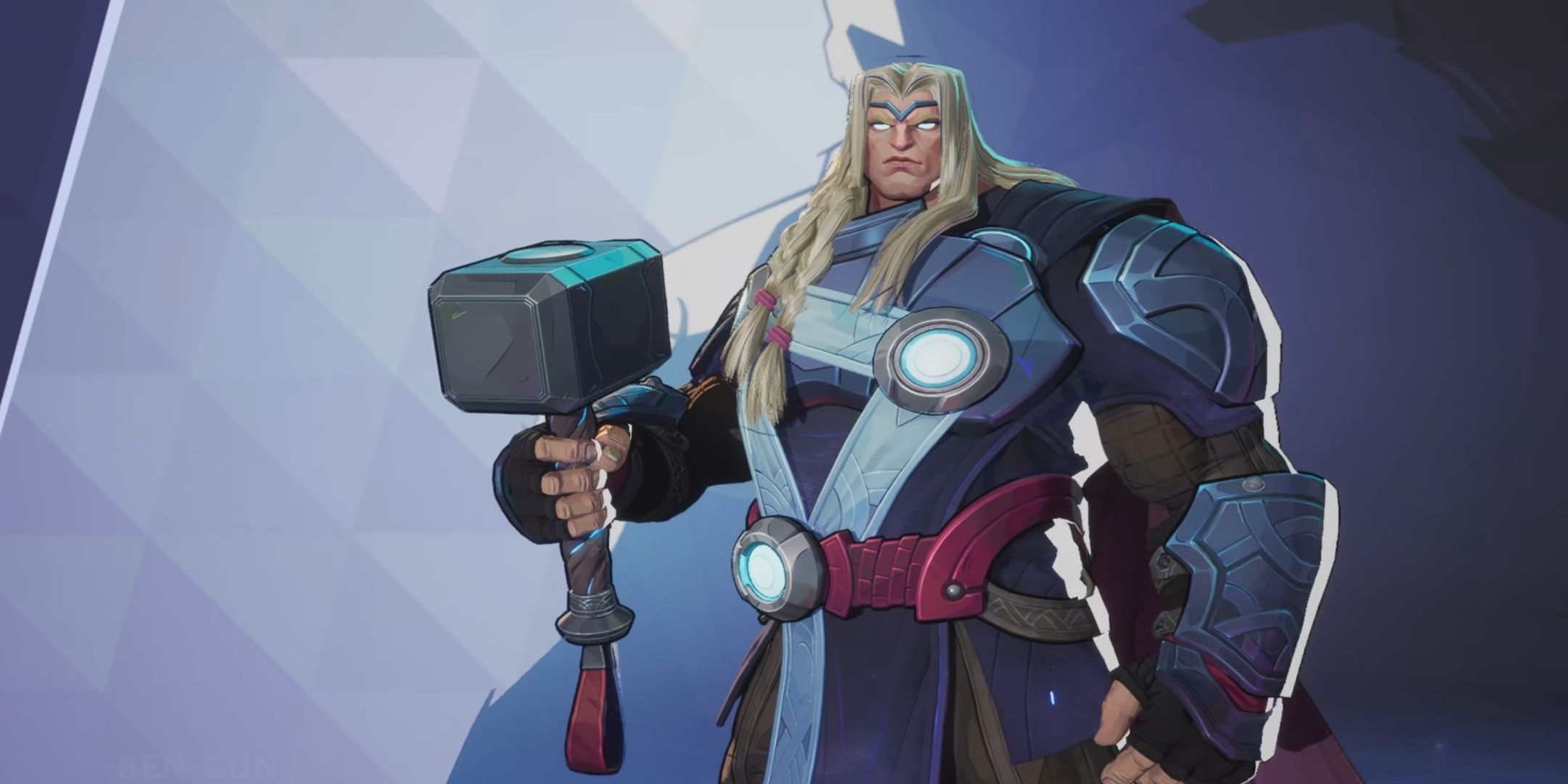 Thor using the Herald of Thunder skin in Marvel Rivals