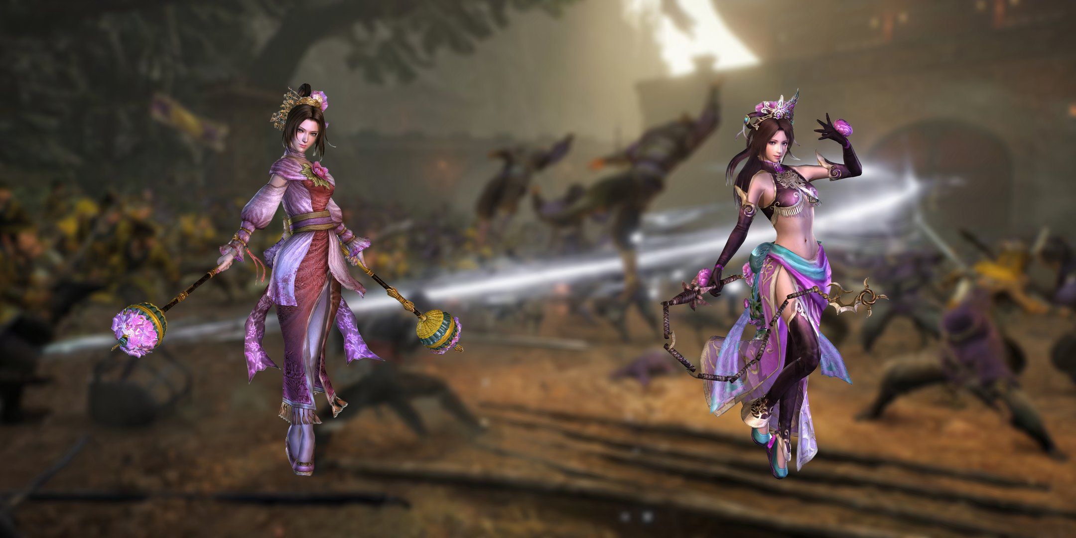 Diao Chan from both Dynasty Warriors 3 and 7 respectively.