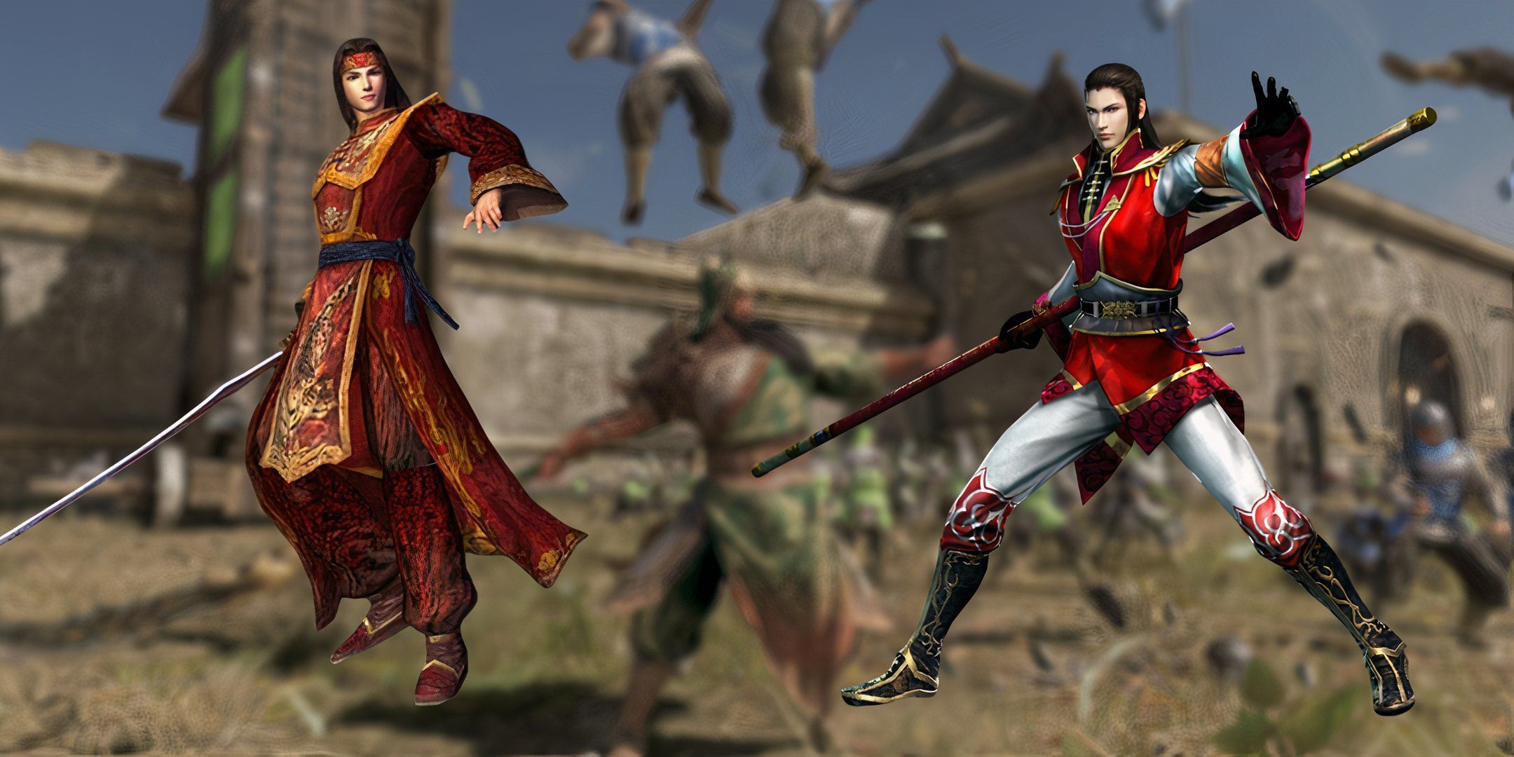 An early rendition of Zhou Yu on the left, the most recent on the right.