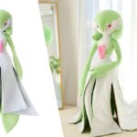 Gardevoir life-size plushie front and side views