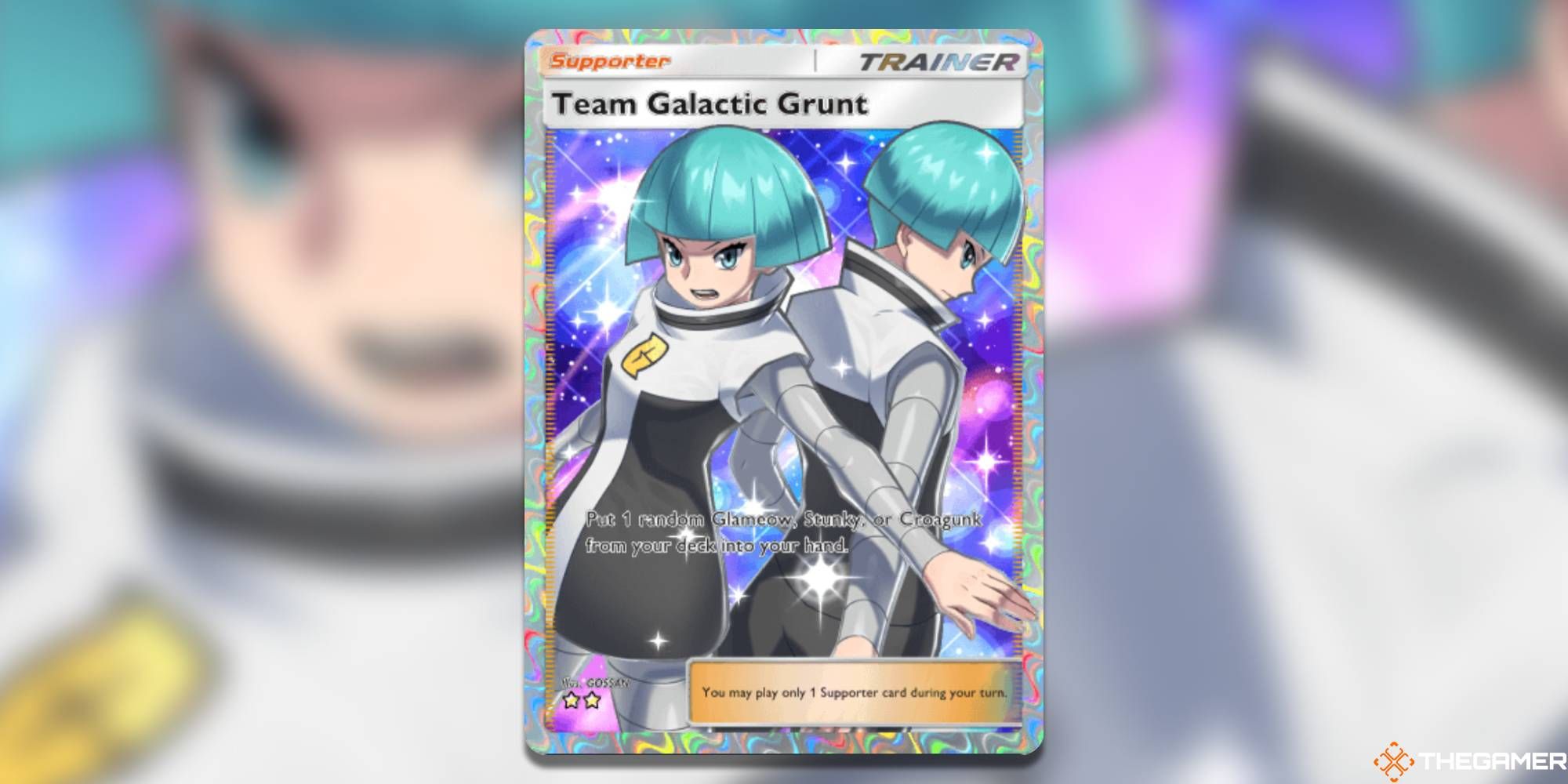 Team Galactic Grunt from Pokemon Pocket.