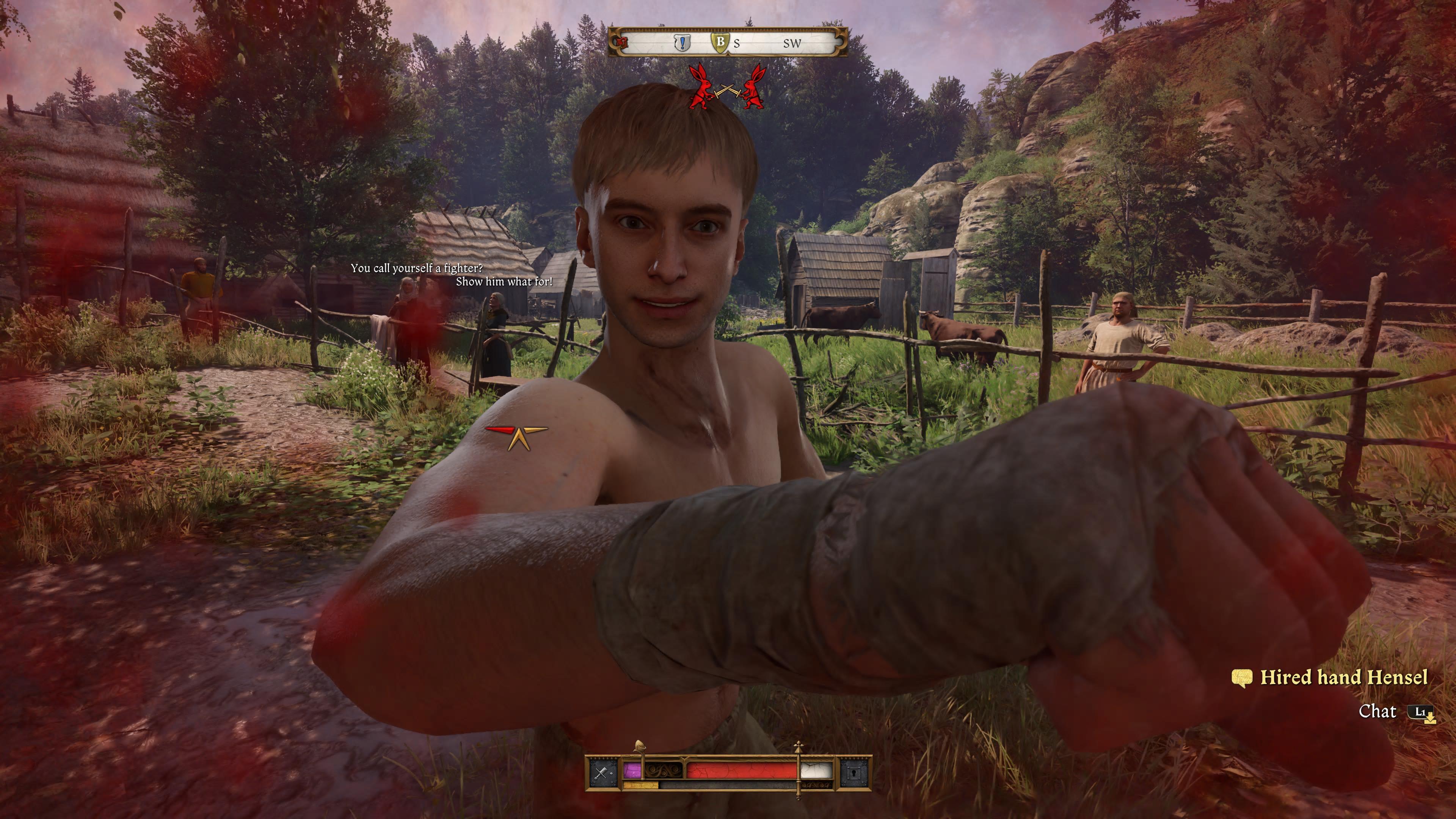 Brawling with fists in Kingdom Come: Deliverance 2