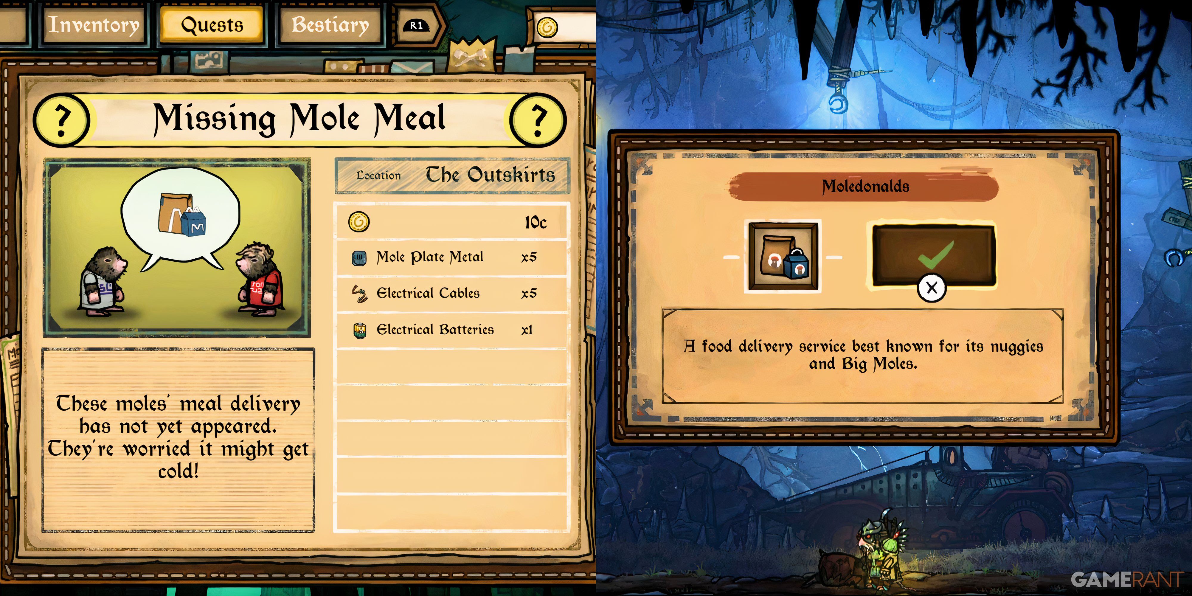 How To Complete The Missing Mole Meal Quest In Tails of Iron 2 Whiskers of Winter Featured Image