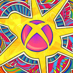 Xbox logo in recognition of amplifying Black stories. This art was heavily inspired by Ethiopian and Nigerian textiles and folk art.