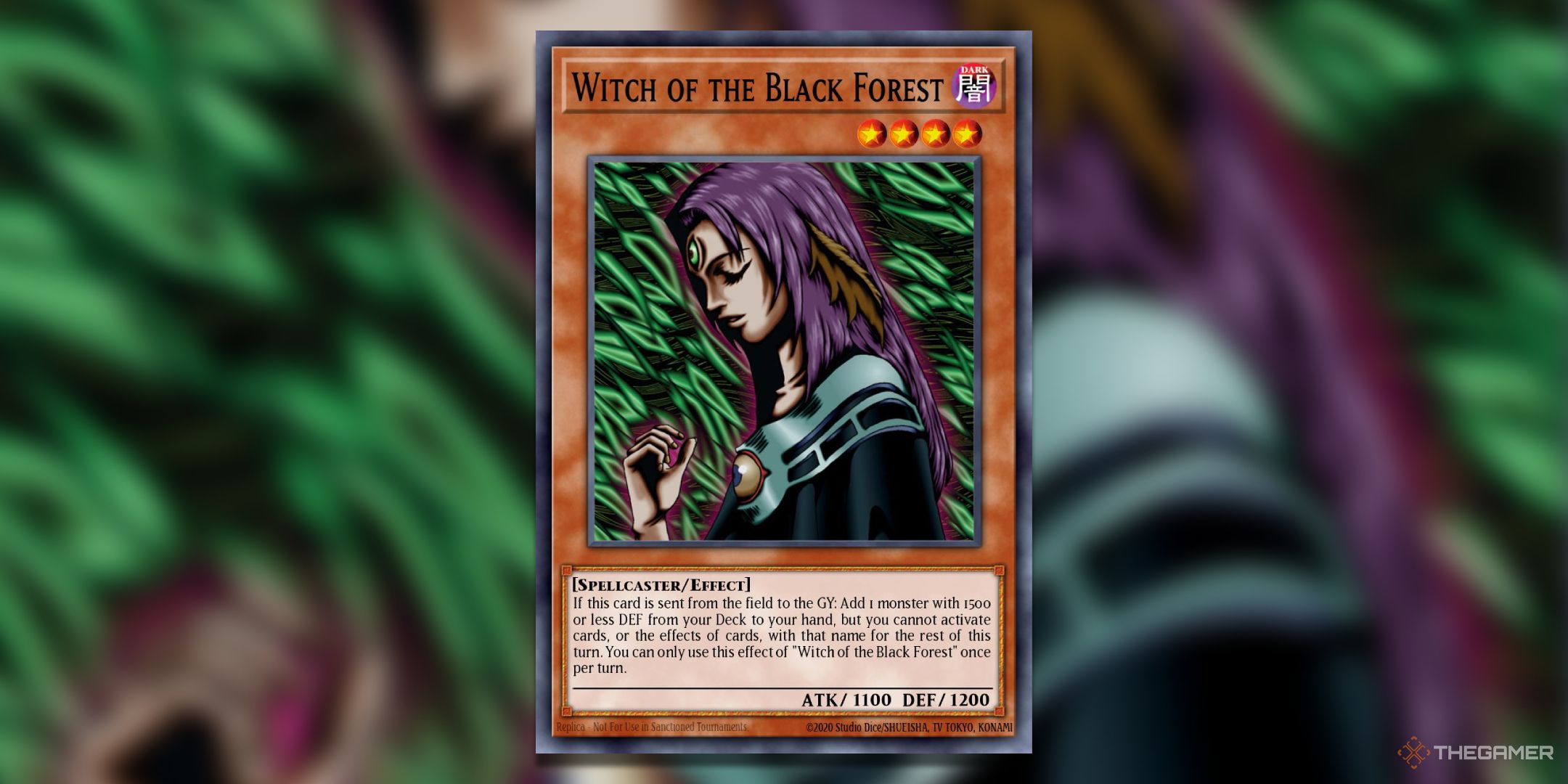 Witch of the Black Forest Yu-Gi-Oh! TCG Card Art.