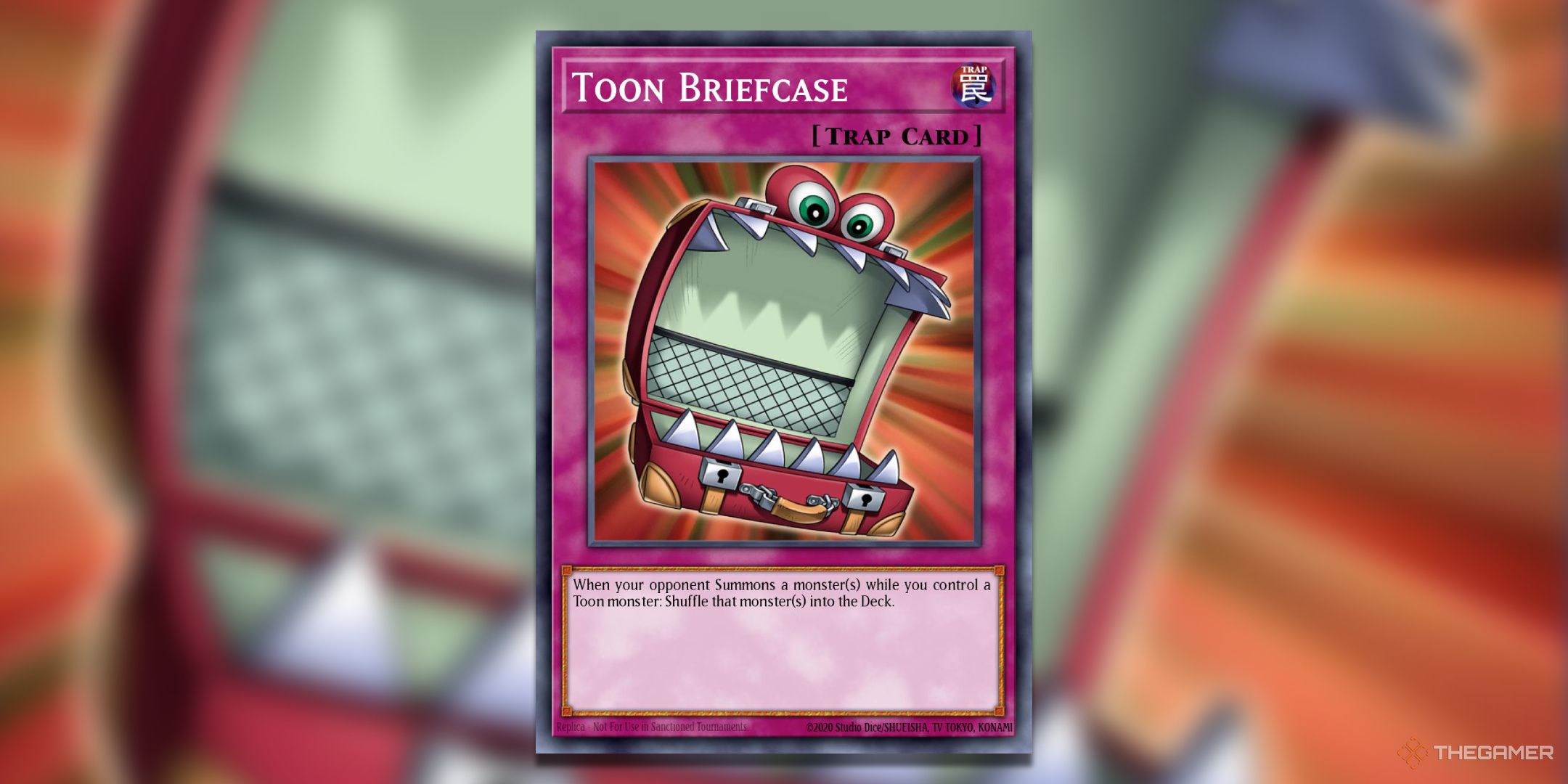 Toon Briefcase Yu-Gi-Oh! TCG Card Art.